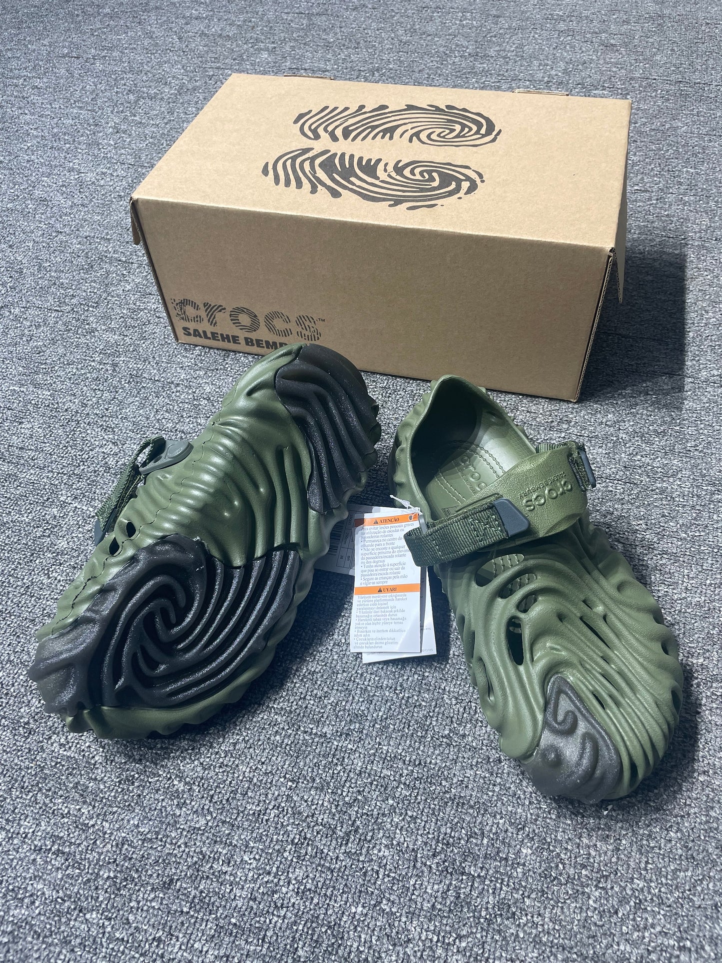 Salehe Bembury Clog Dark Green
