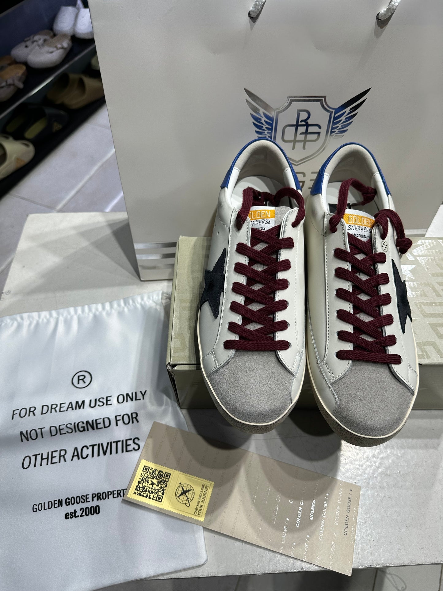 Golden Goose Superstar x Black/Blue