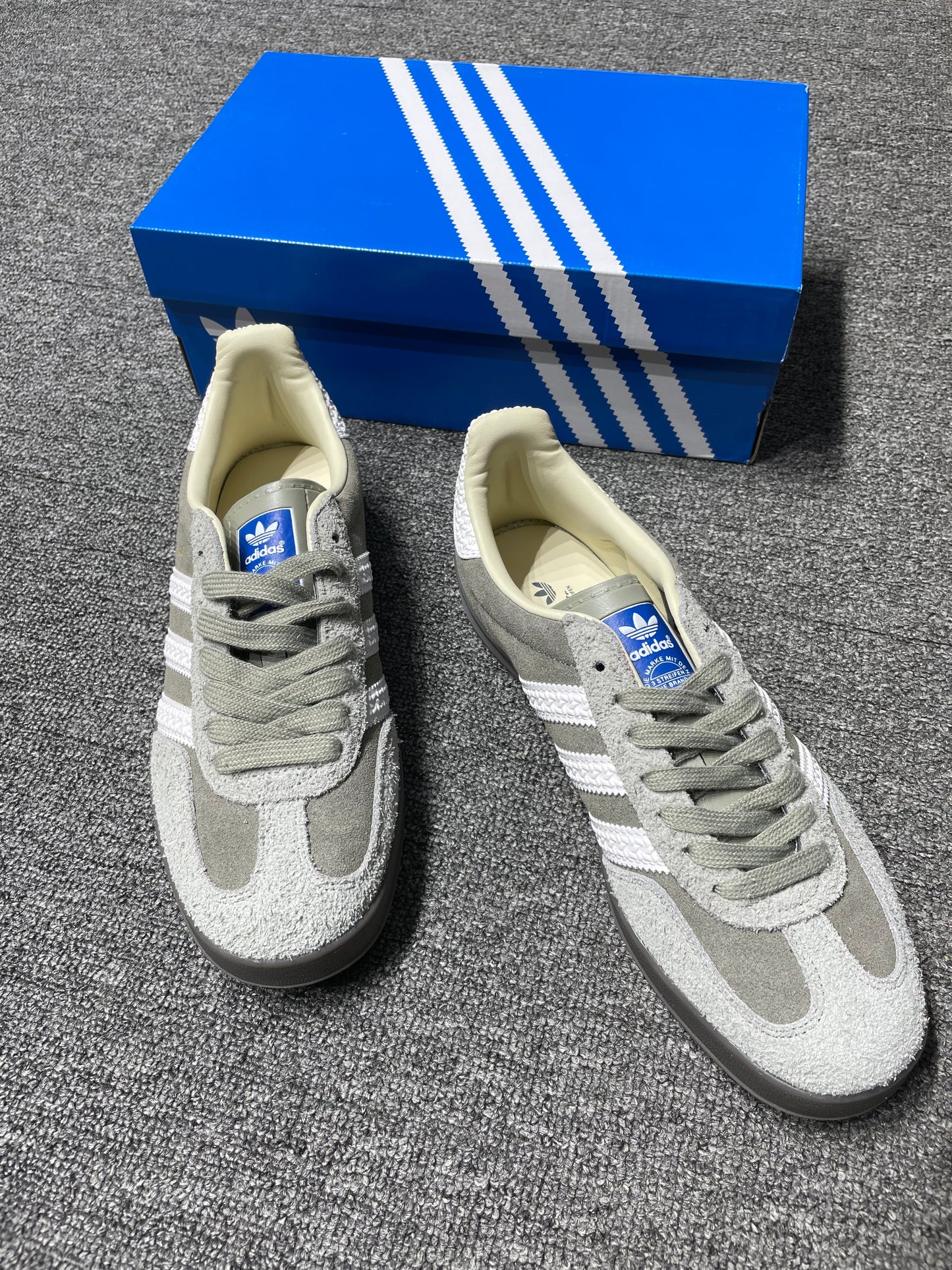 Adidas Gazelle Dark Grey White
