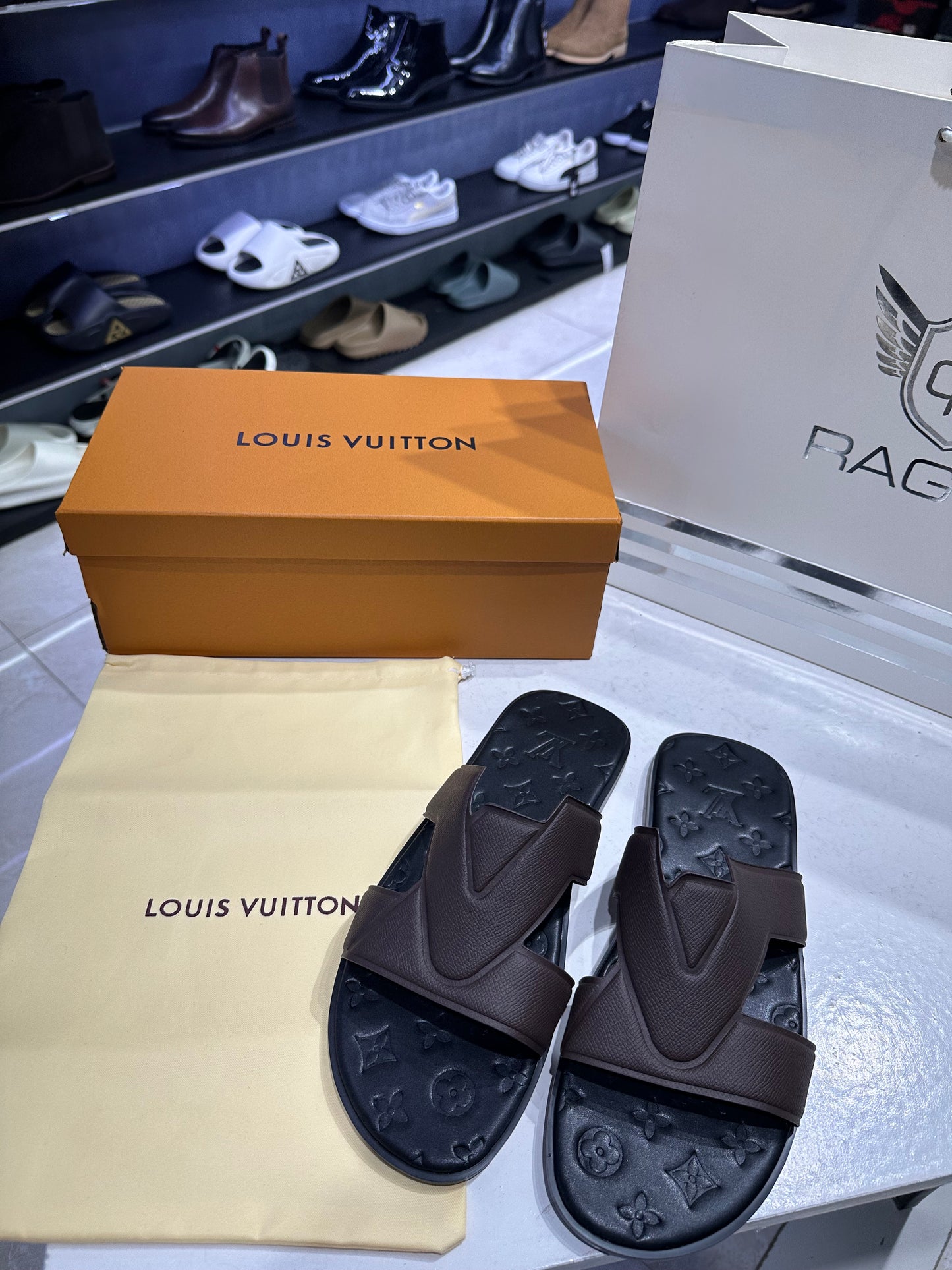 LV Oasis Mule -Coffee