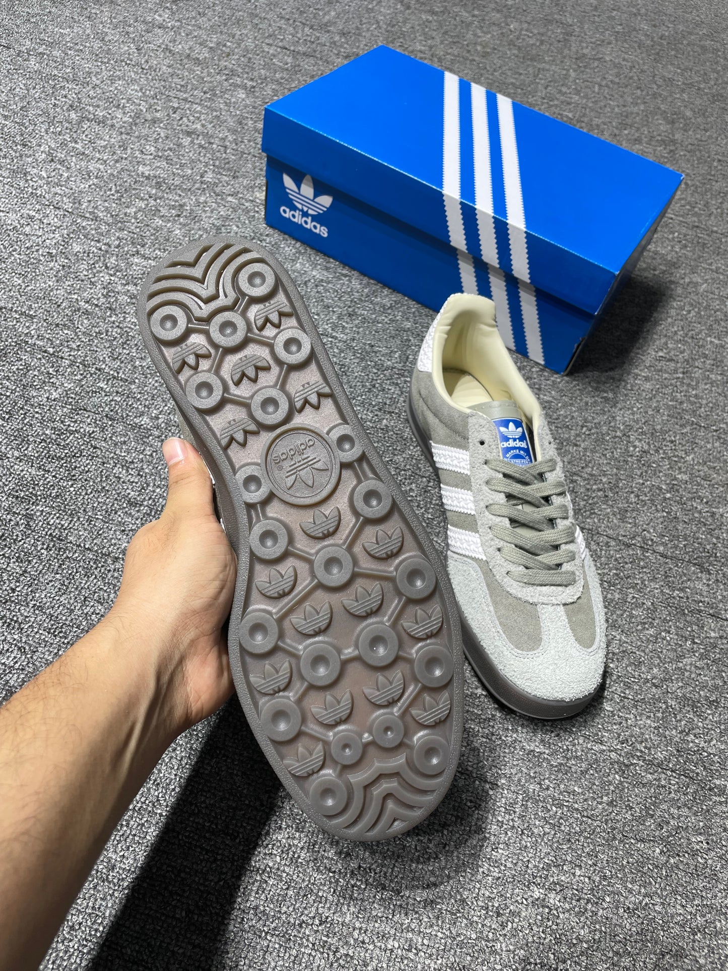 Adidas Gazelle Dark Grey White