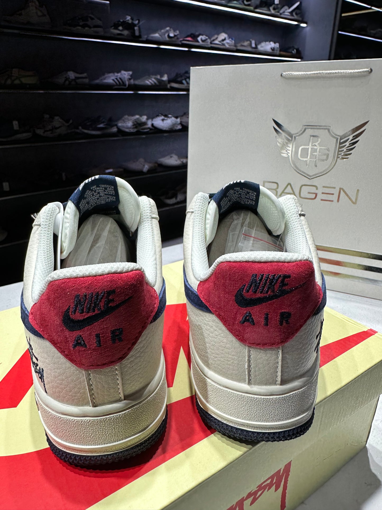 Air Force 1 x Stussy Beige