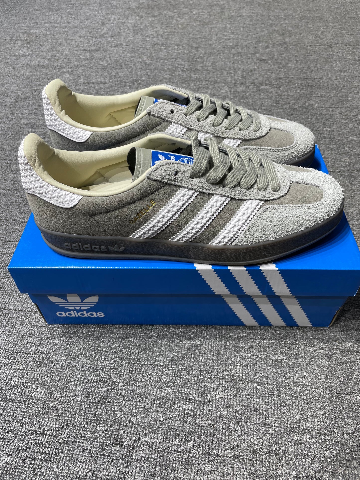 Adidas Gazelle Dark Grey White