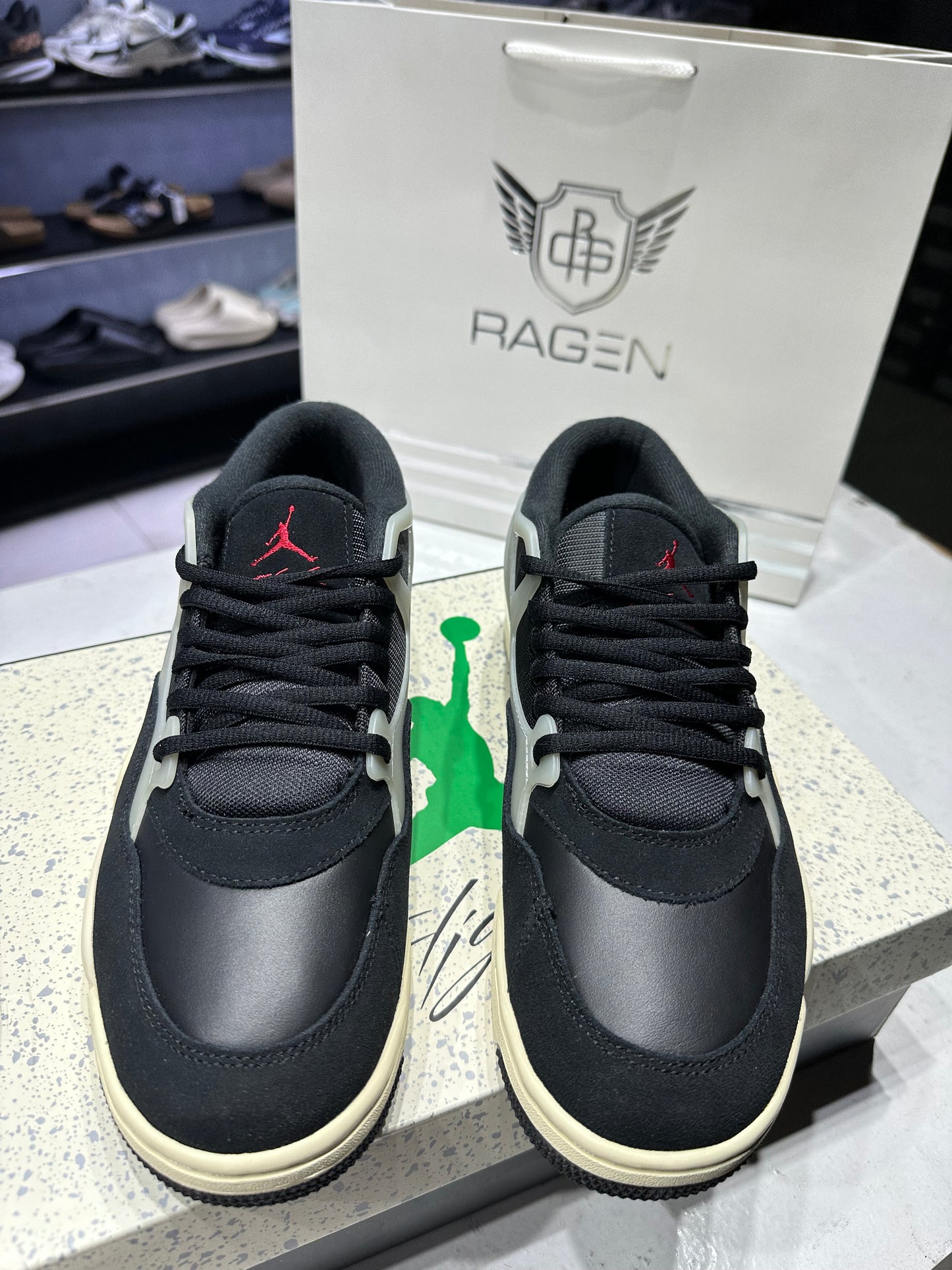 Jordan 4 RM Black Sail