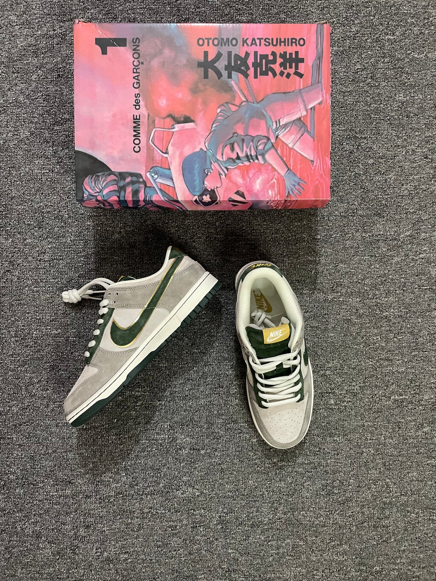 Otomo Katushiro x Nike Sb Dunk Low Steamboy Ost grey/green