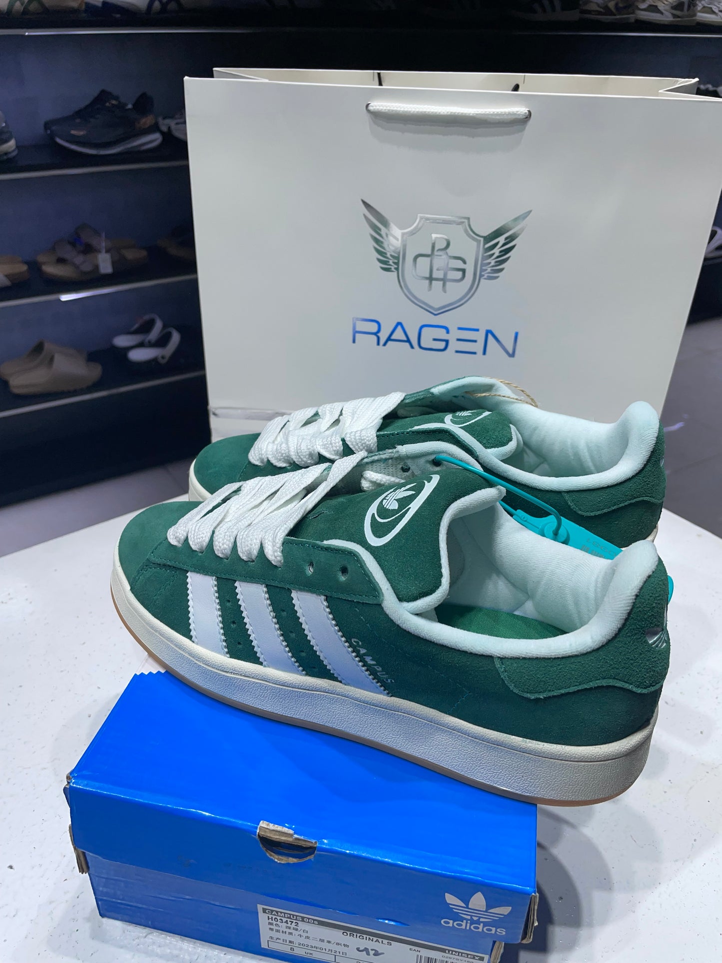 Adidas campus OOS Dark Green