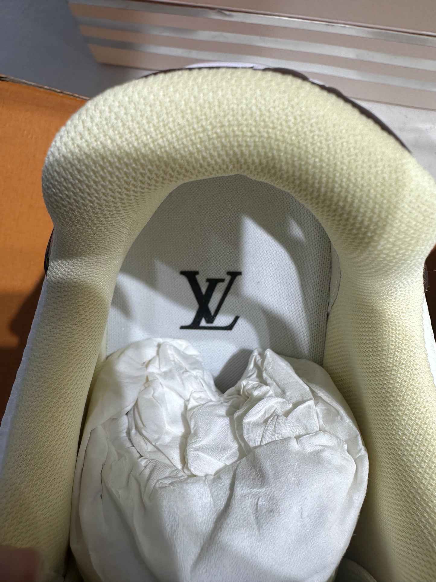 Louis Vuitton Trainer White Mocha (UA Batch)