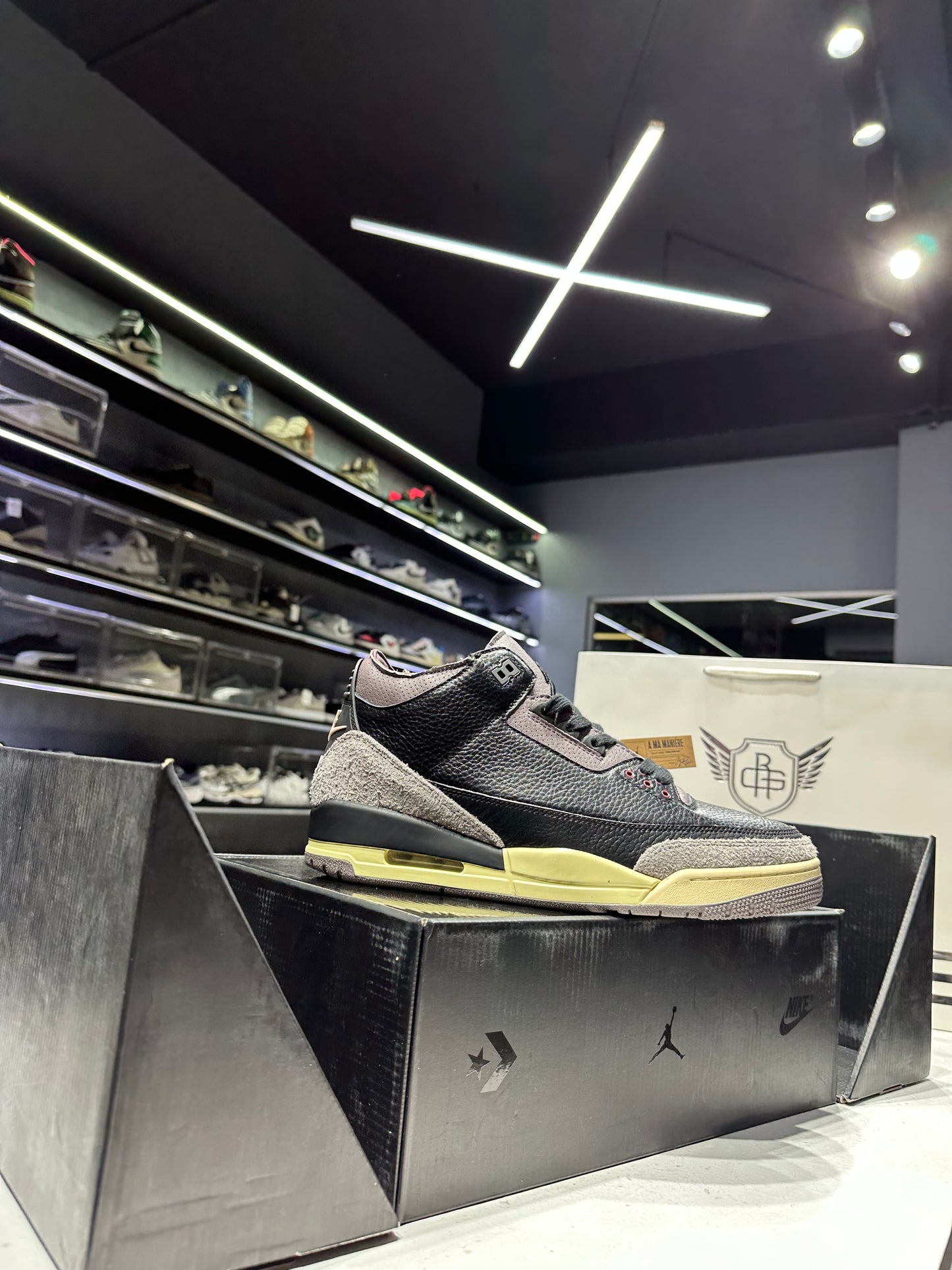 A Ma Maniere x Jordan 3 Black/violet Ore