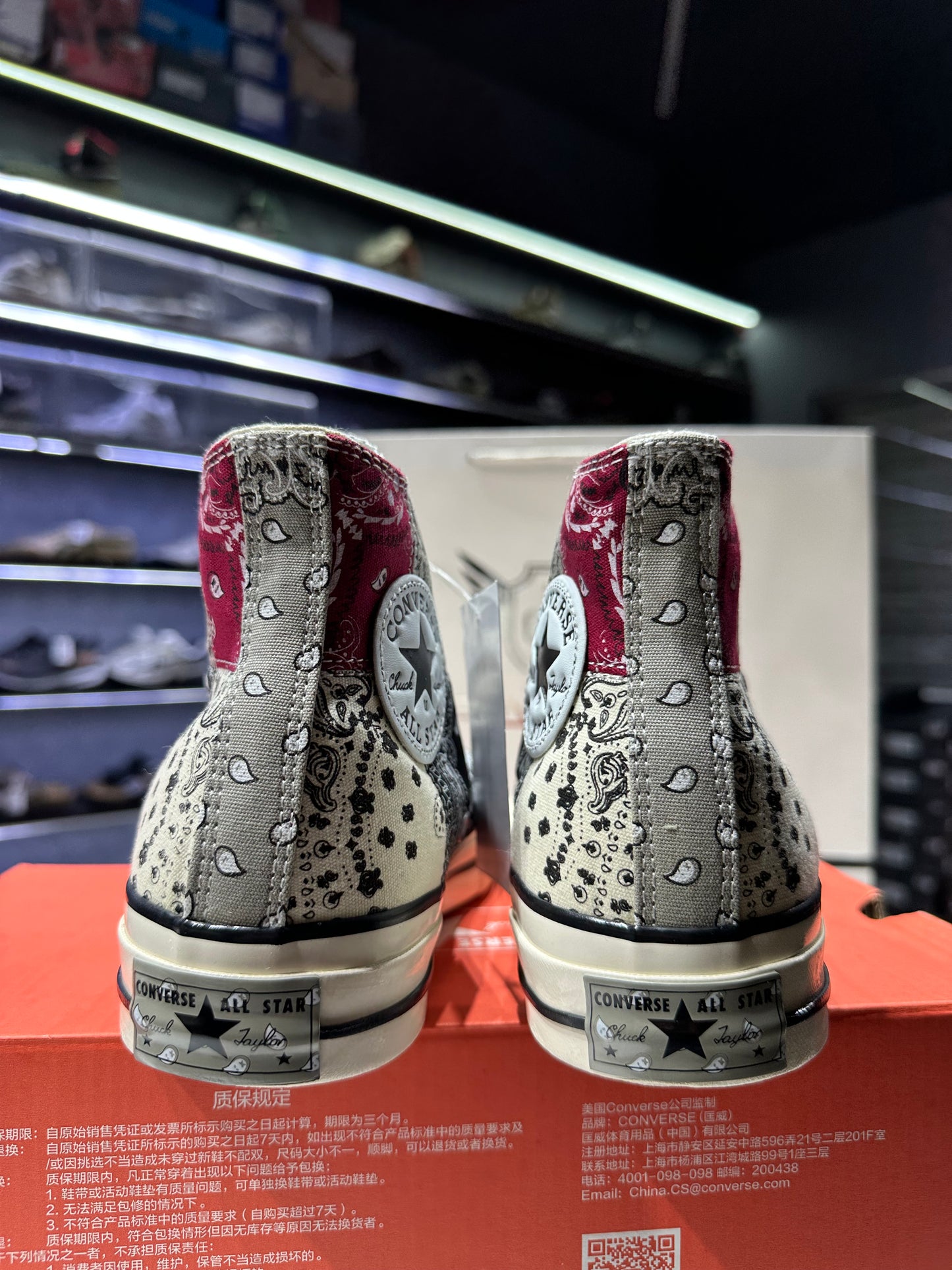 Converse Off spring Paiesly Black