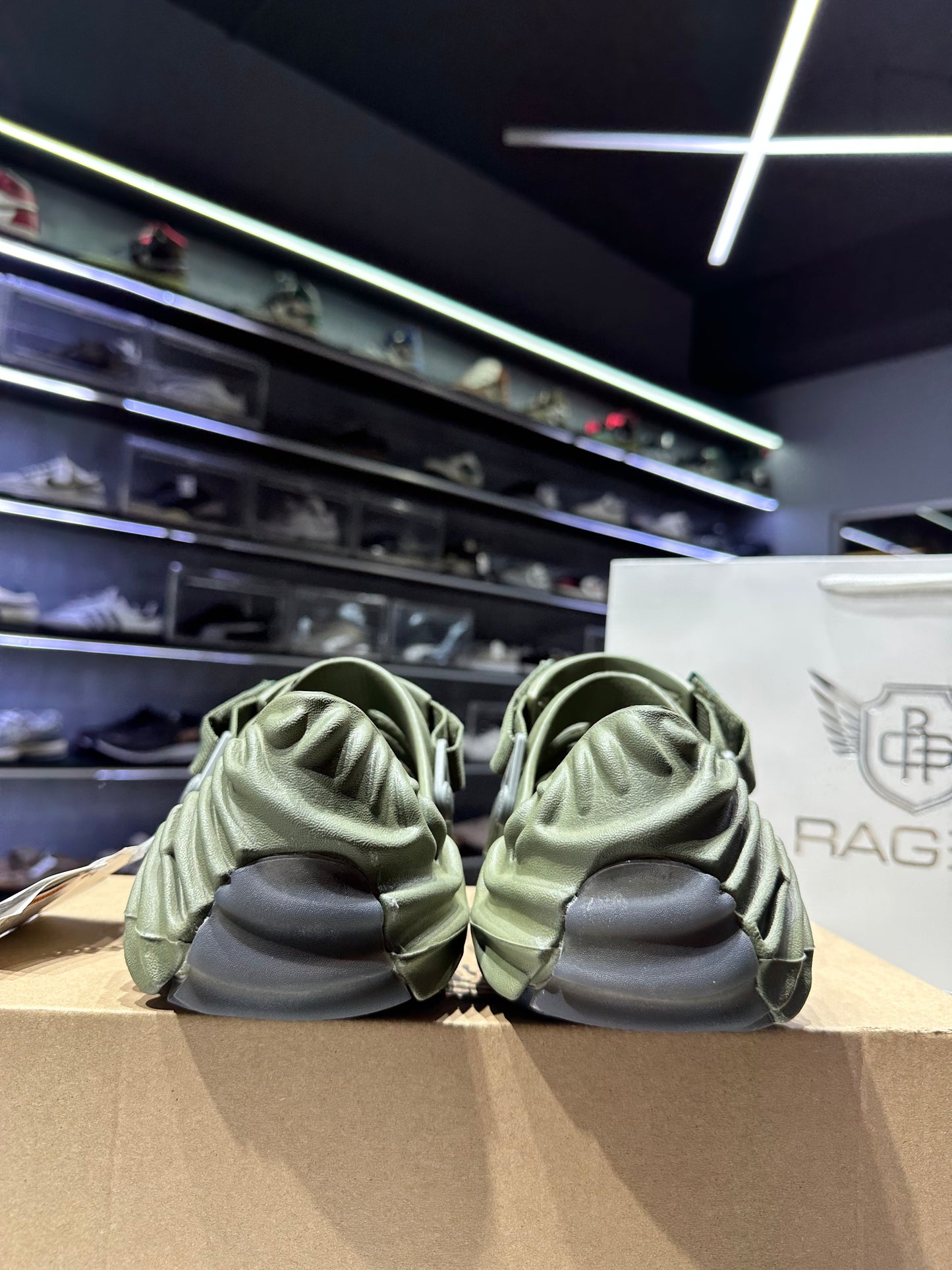 Salehe Bembury Clog Dark Green