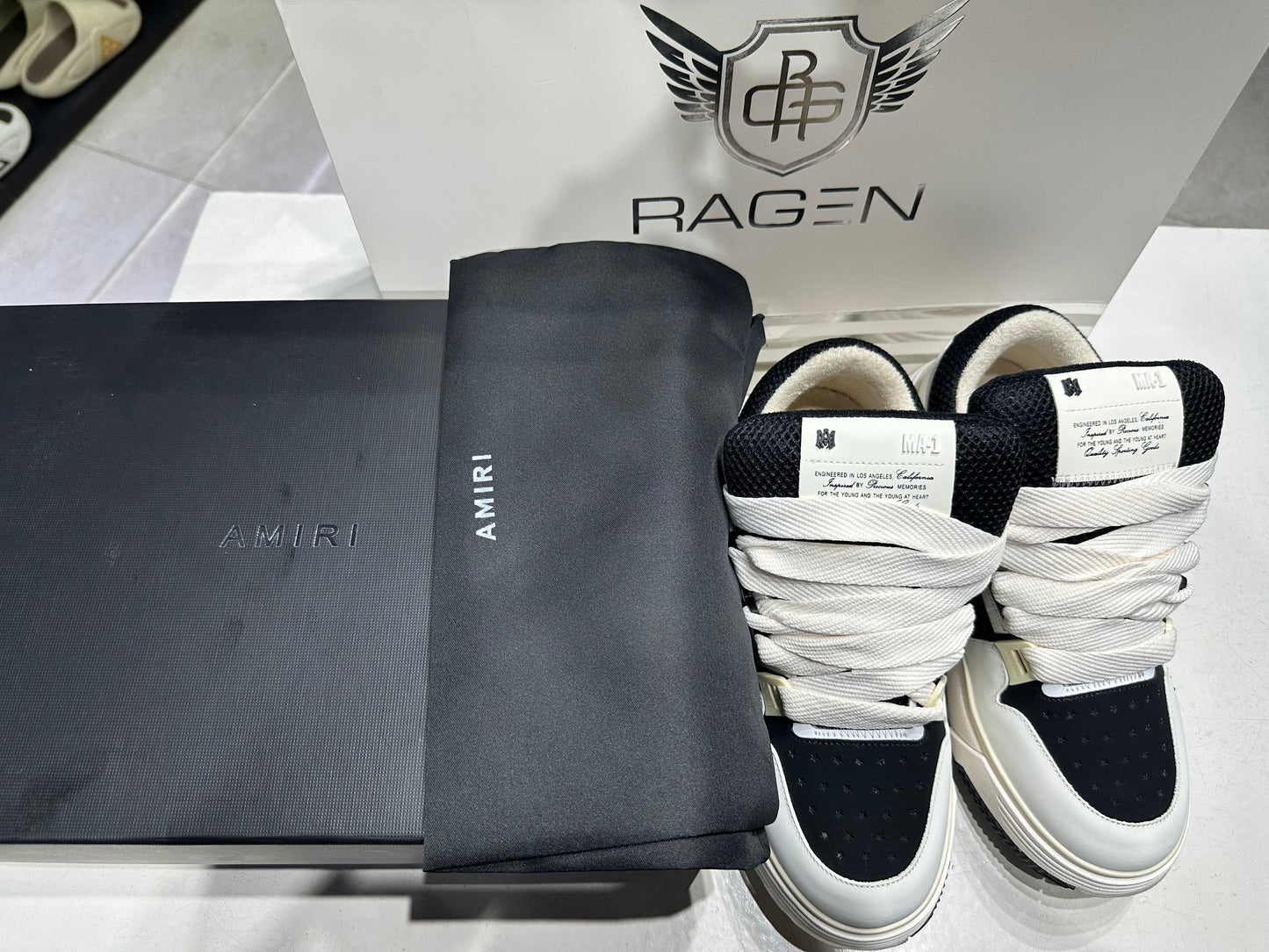 Amiri MA -1 White Black