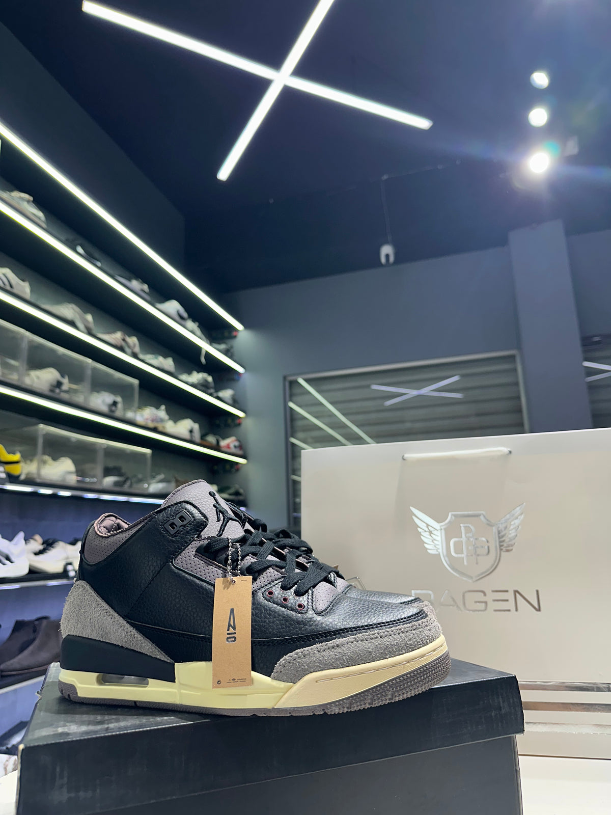 A Ma Maniere x Jordan 3 Black/violet Ore