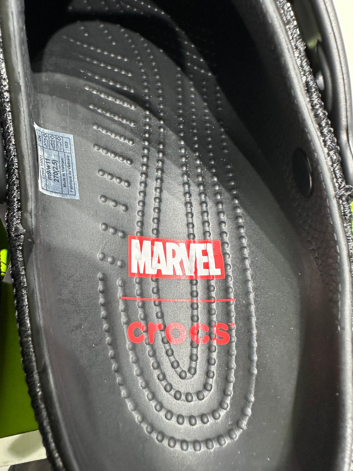 Spider-Man Neo Classic Clog Black