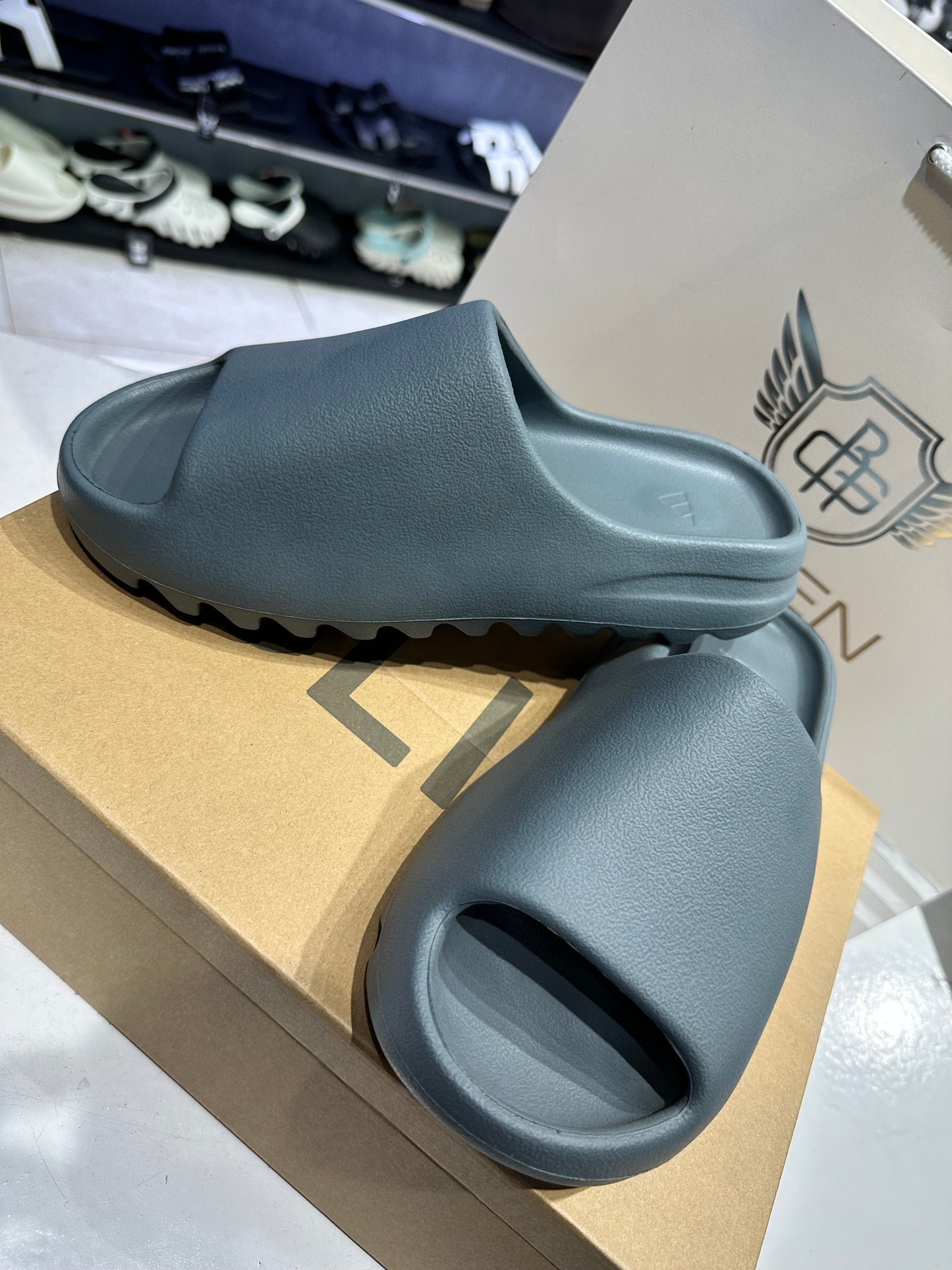 Yzy Slide Slate Grey