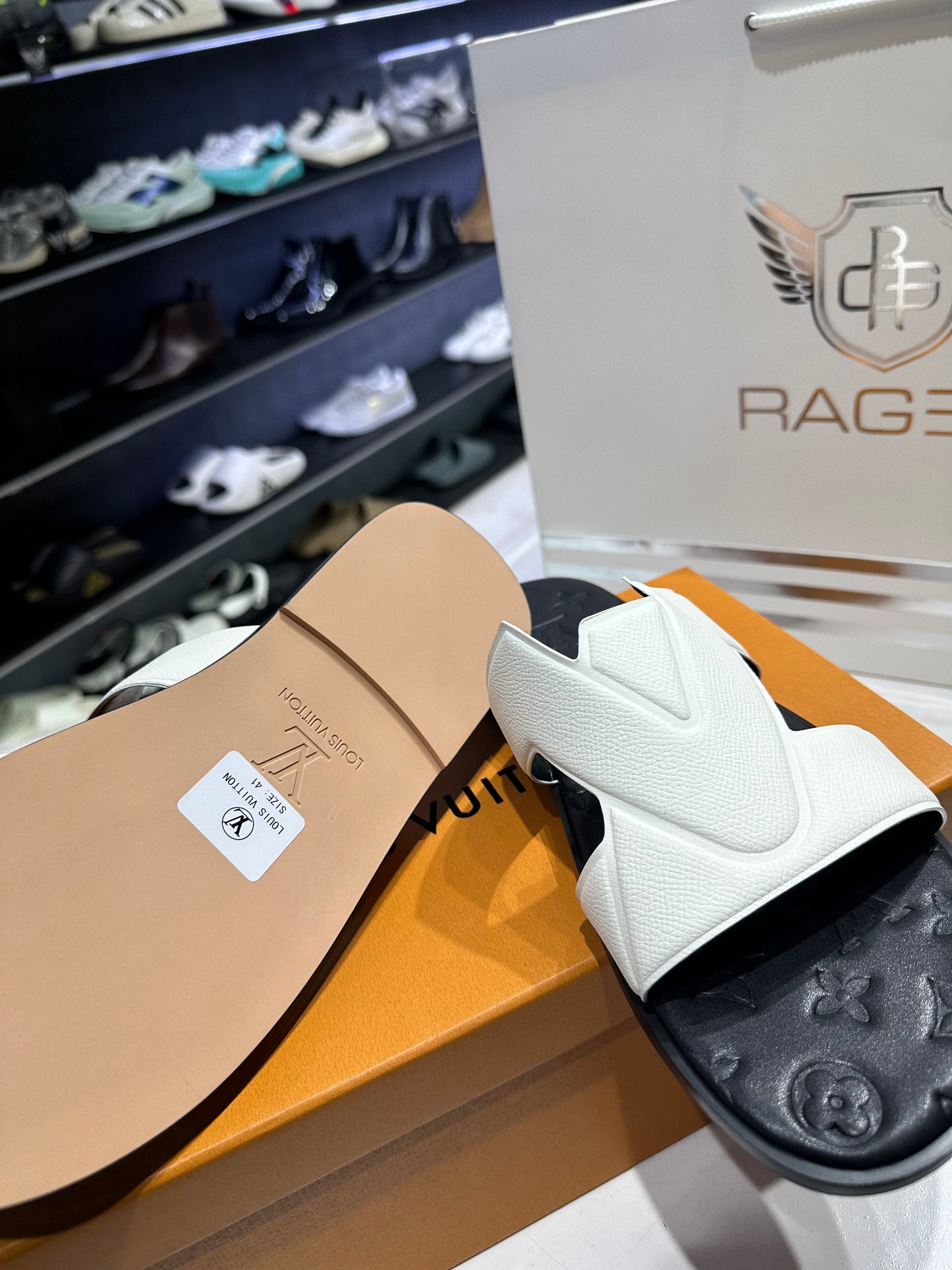 LV Oasis Mule - White