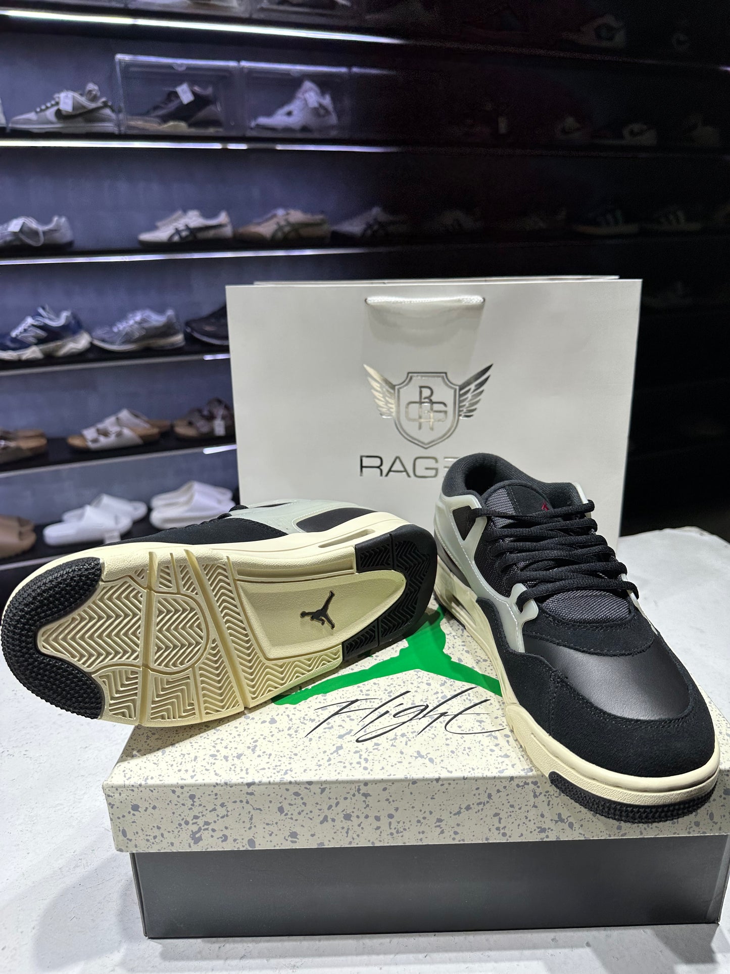 Jordan 4 RM Black Sail