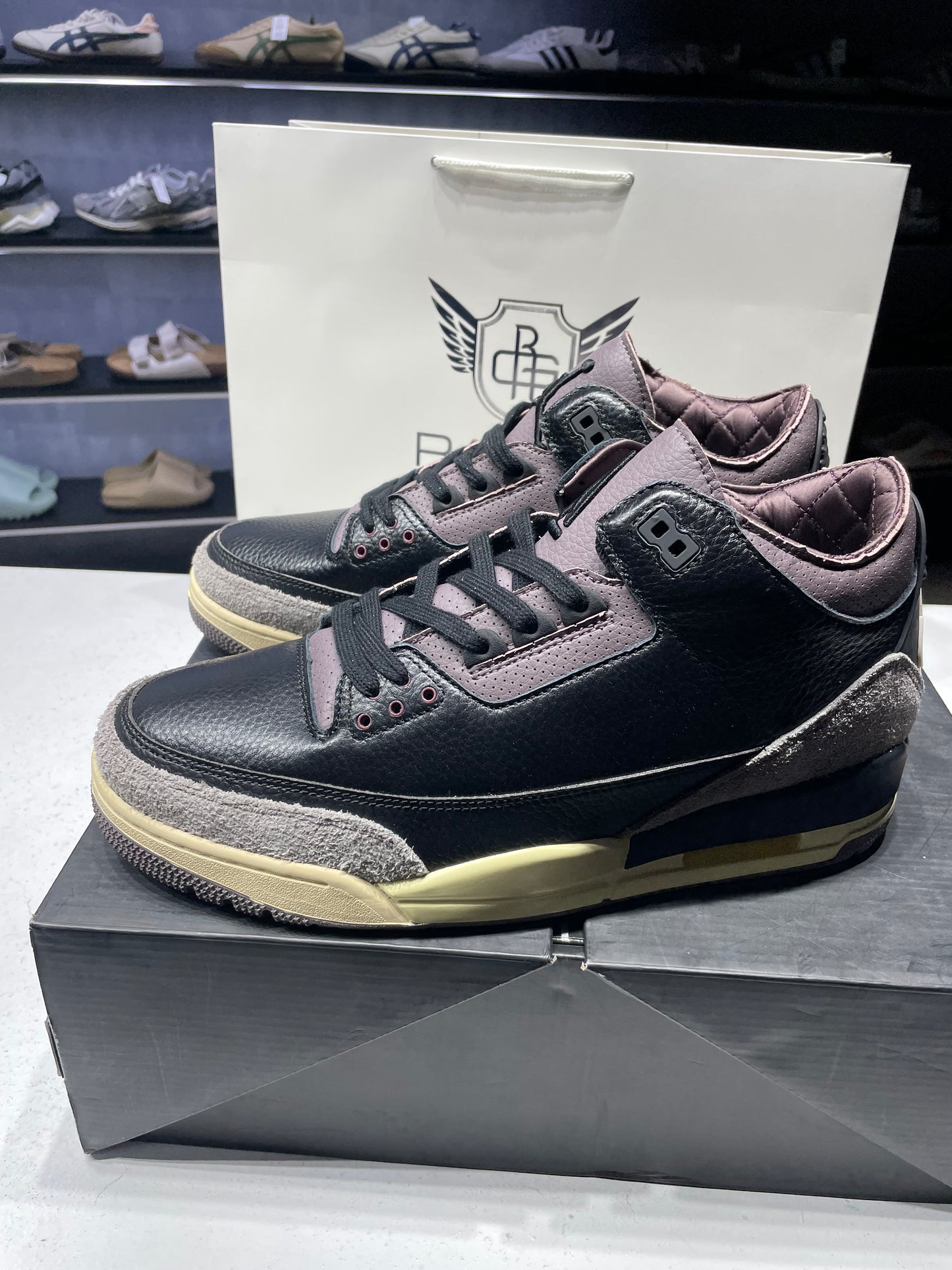 A Ma Maniere x Jordan 3 Black/violet Ore