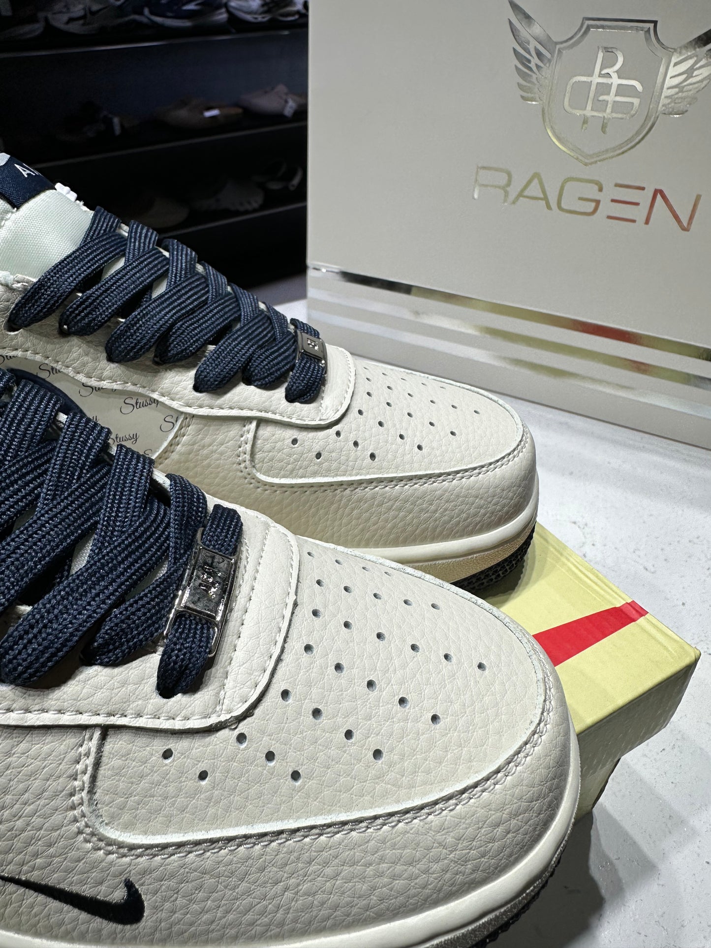 Air Force 1 x Stussy Beige