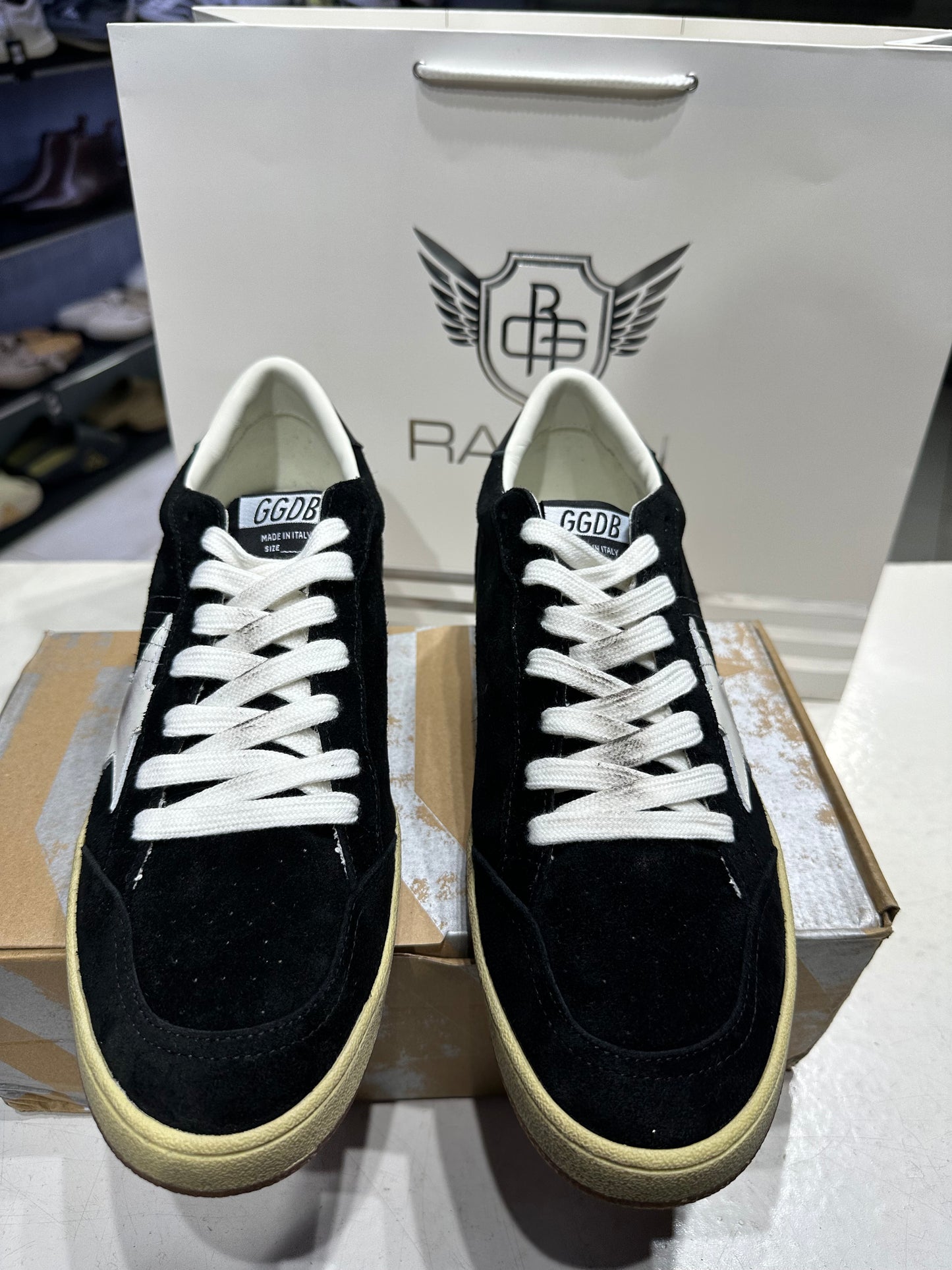 Golden Goose Black Suede