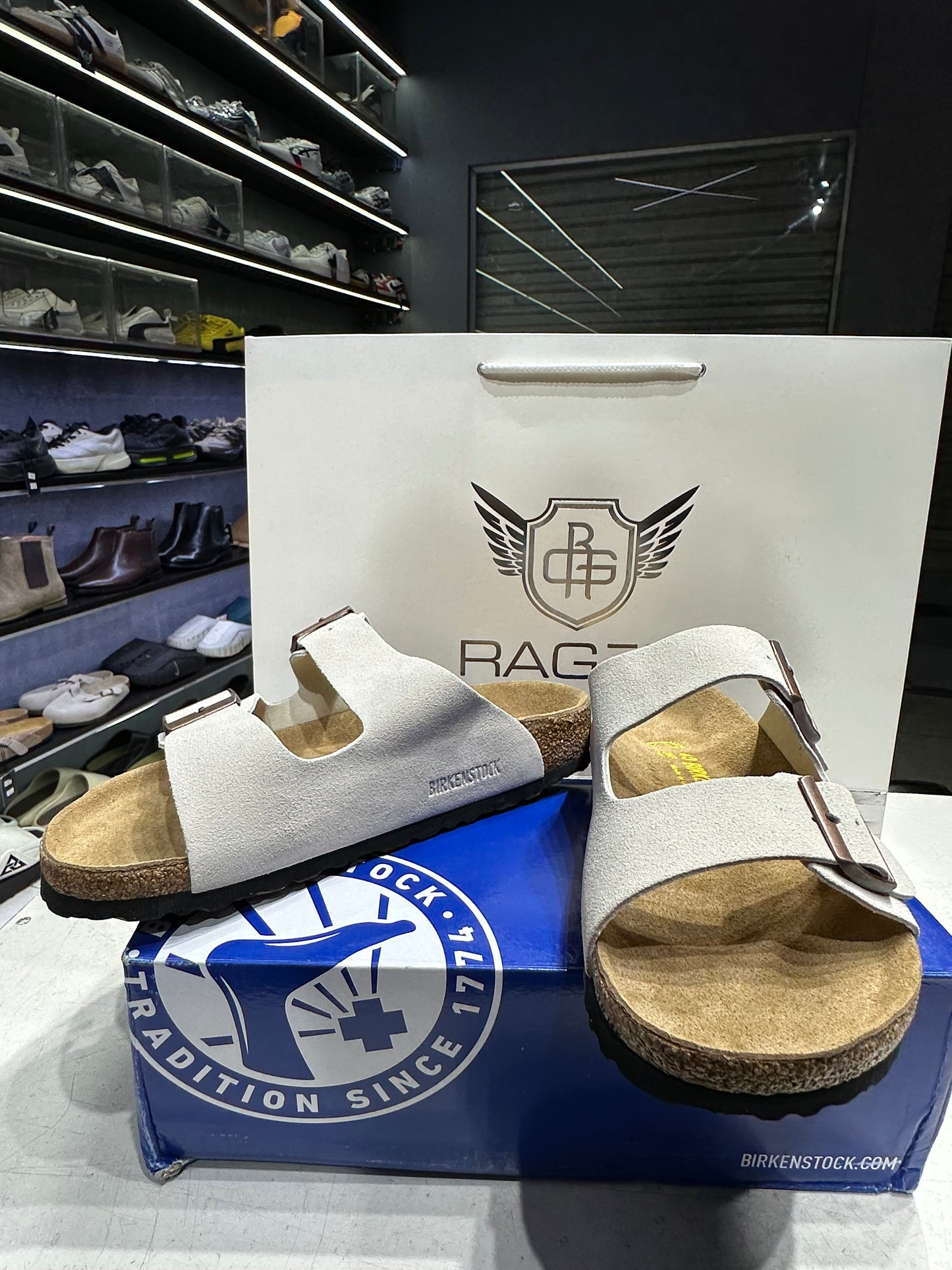 Birkenstock Birko Flor white (UA Batch)