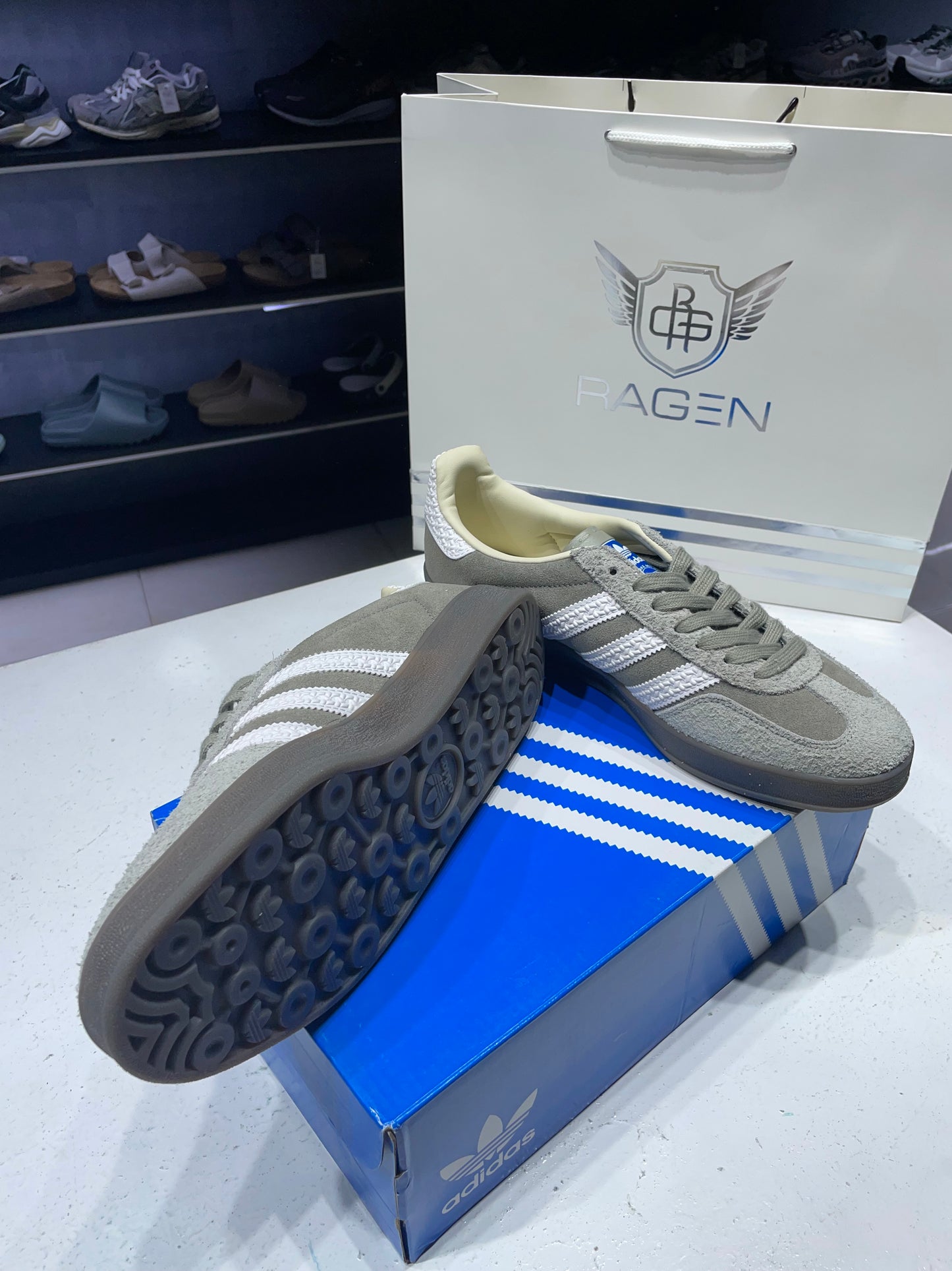 Adidas Gazelle Dark Grey White