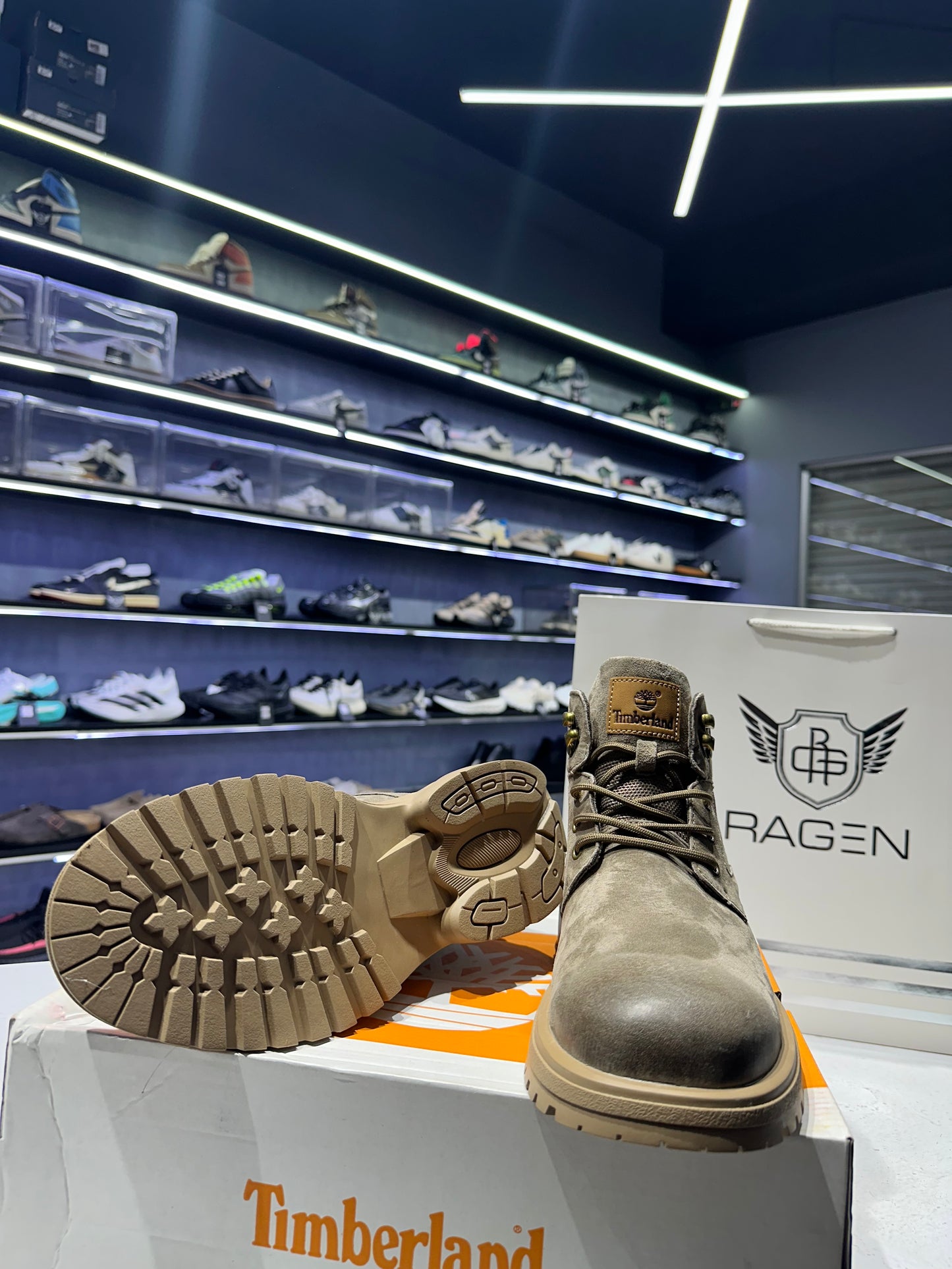 Timberland boot olive grey