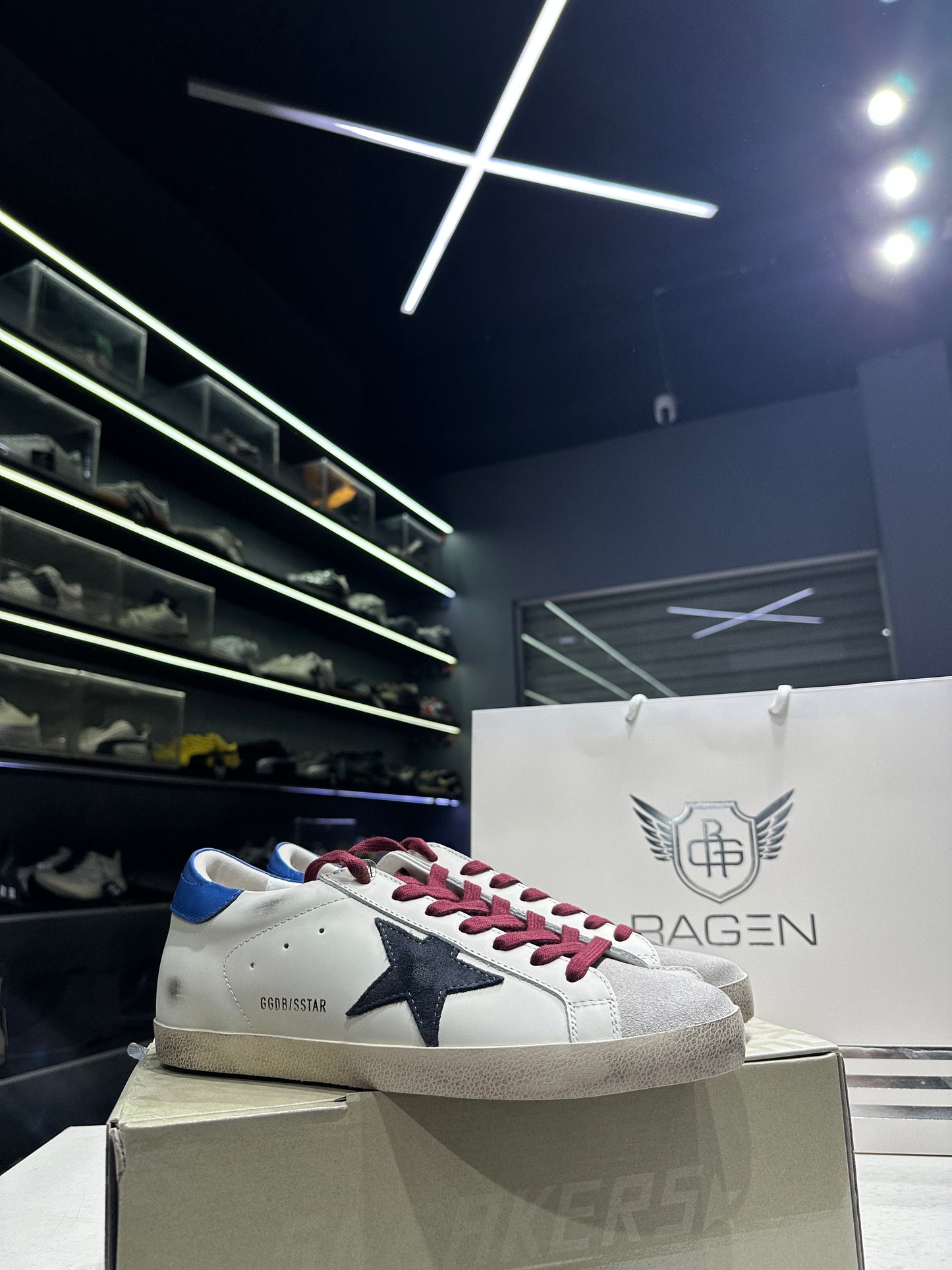 Golden Goose Superstar x Black/Blue