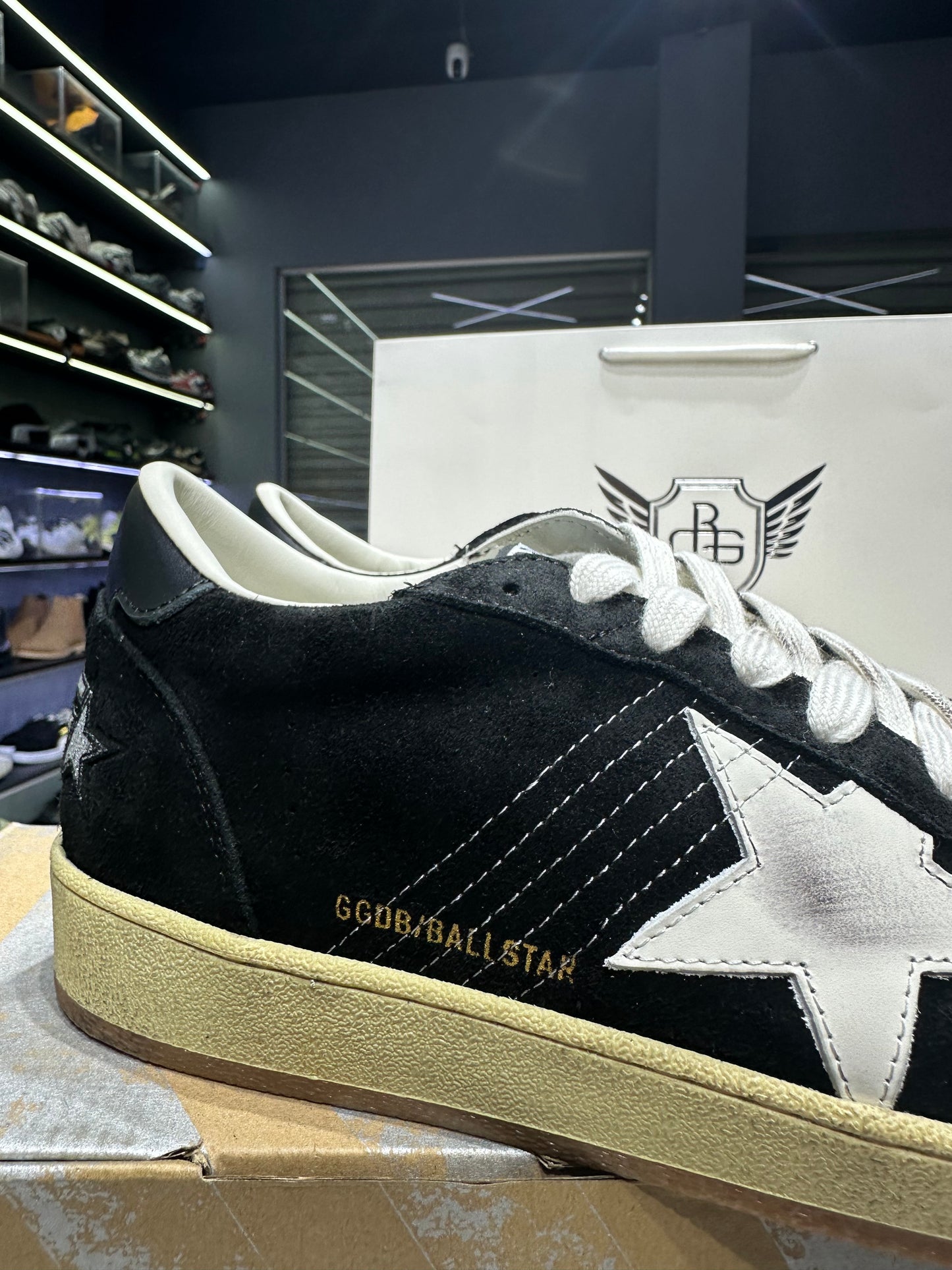 Golden Goose Black Suede