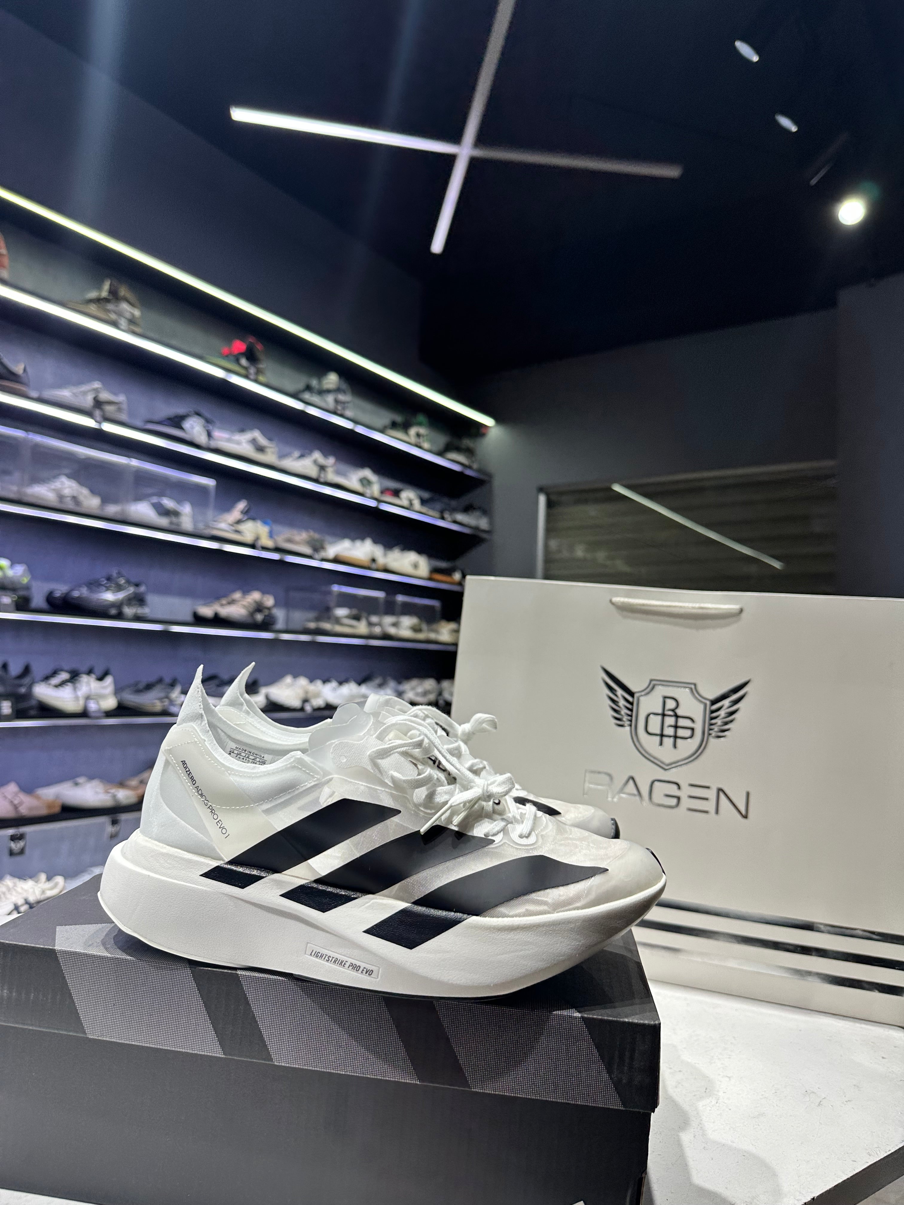 Adizero Adios Pro Evo 1 White Black – Ragen Adizero Adios Pro Evo 1 White Black – Ragen
