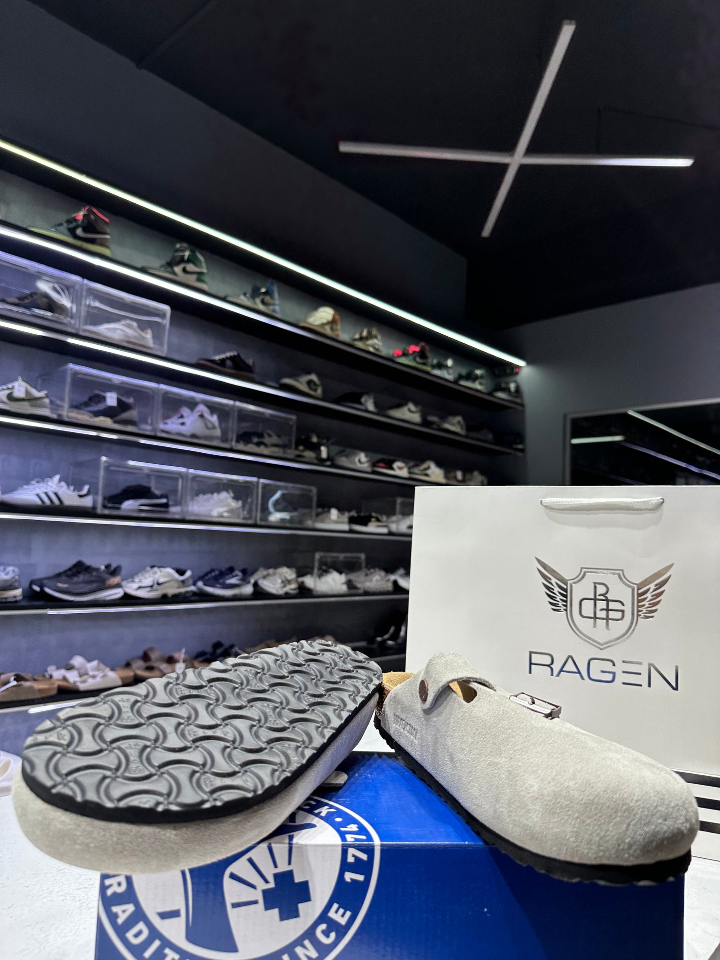 Birkenstock Boston SFB Stone Coin