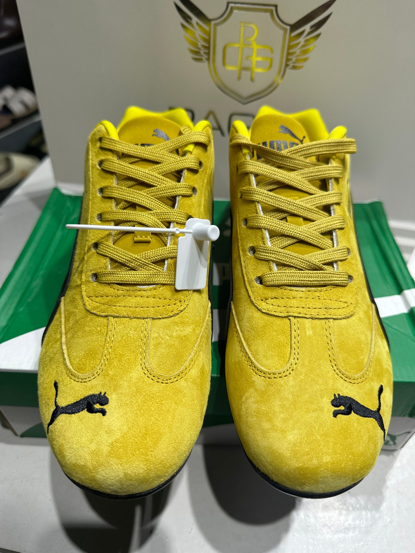 puma speedcat-pele-yellow-black