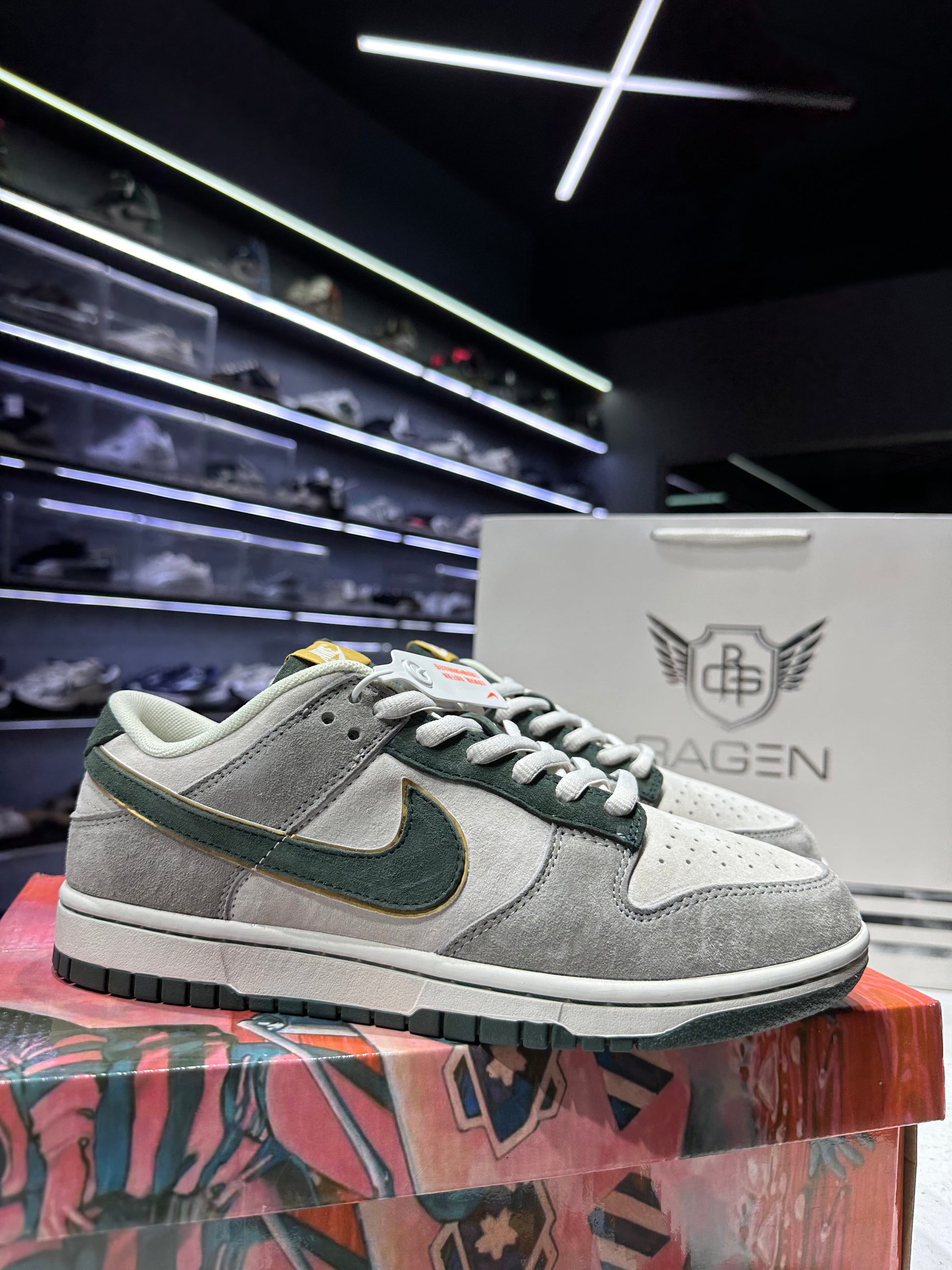 Otomo Katushiro x Nike Sb Dunk Low Steamboy Ost grey/green – Ragen