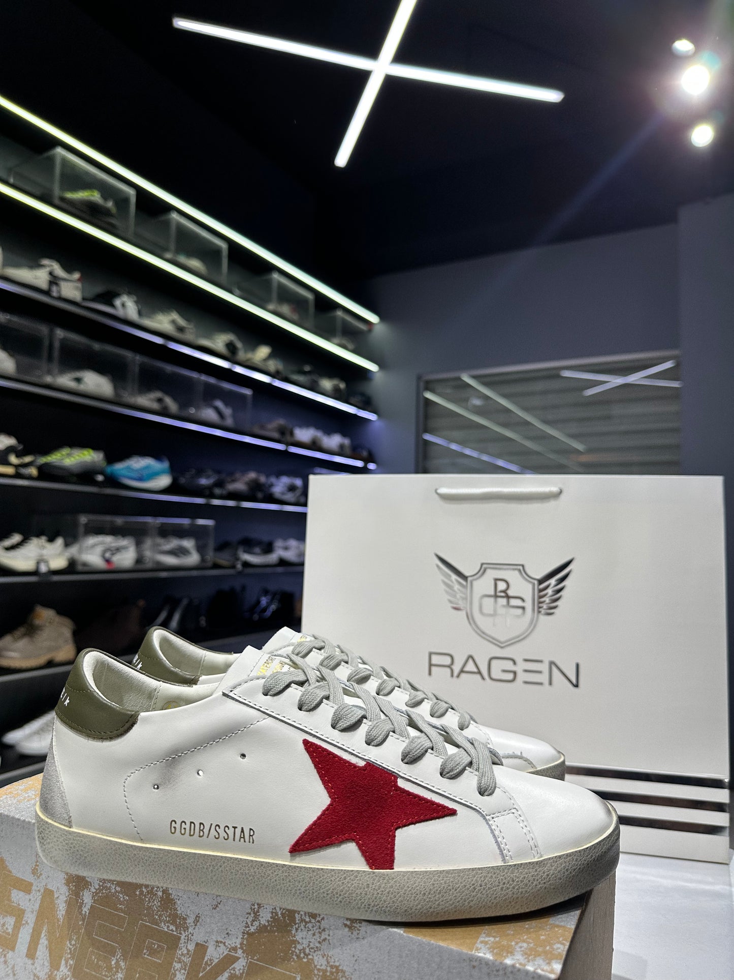 Golden Goose Superstar x Red Suede Star 1:1 Grade