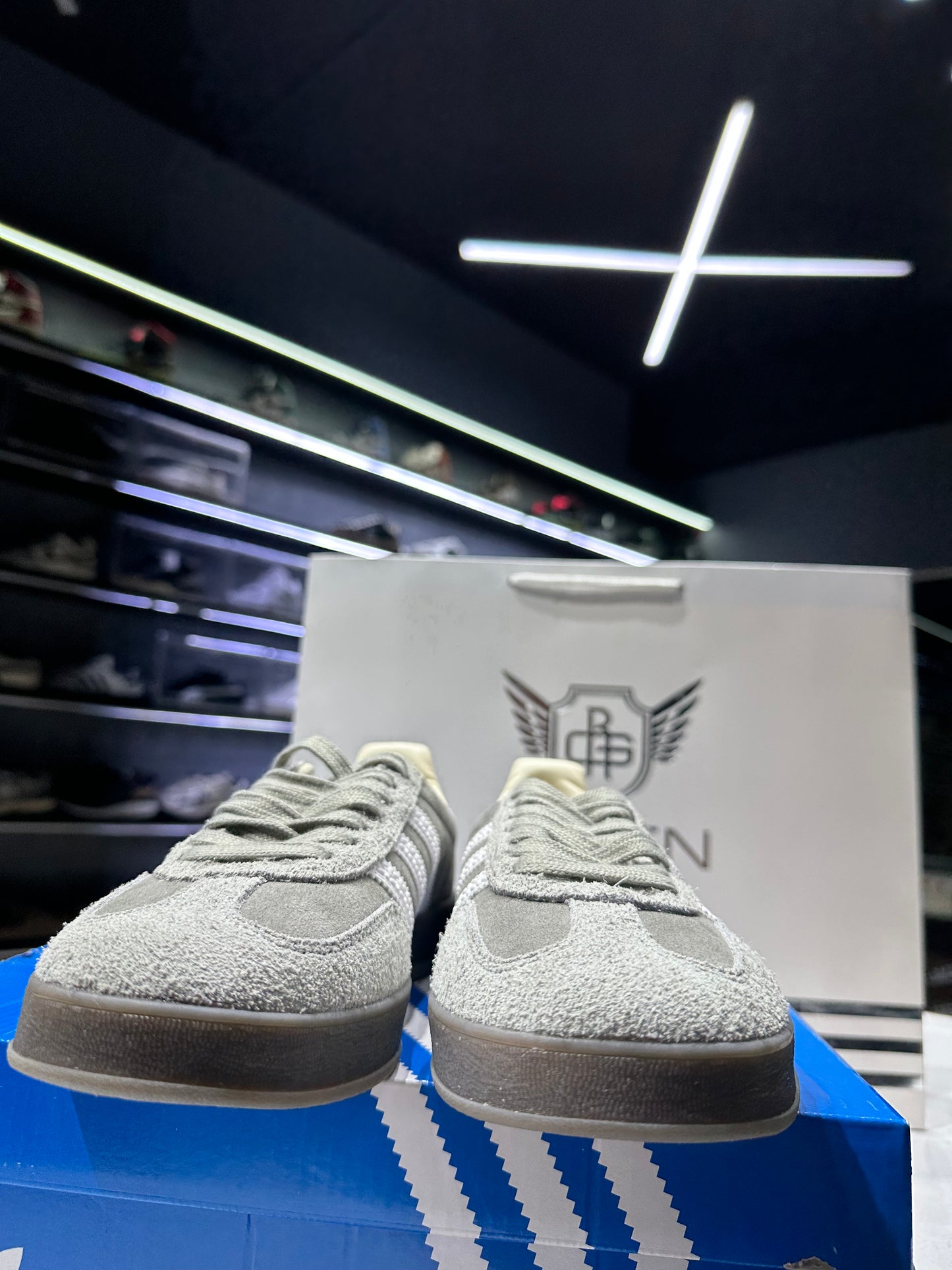 Adidas Gazelle Dark Grey White