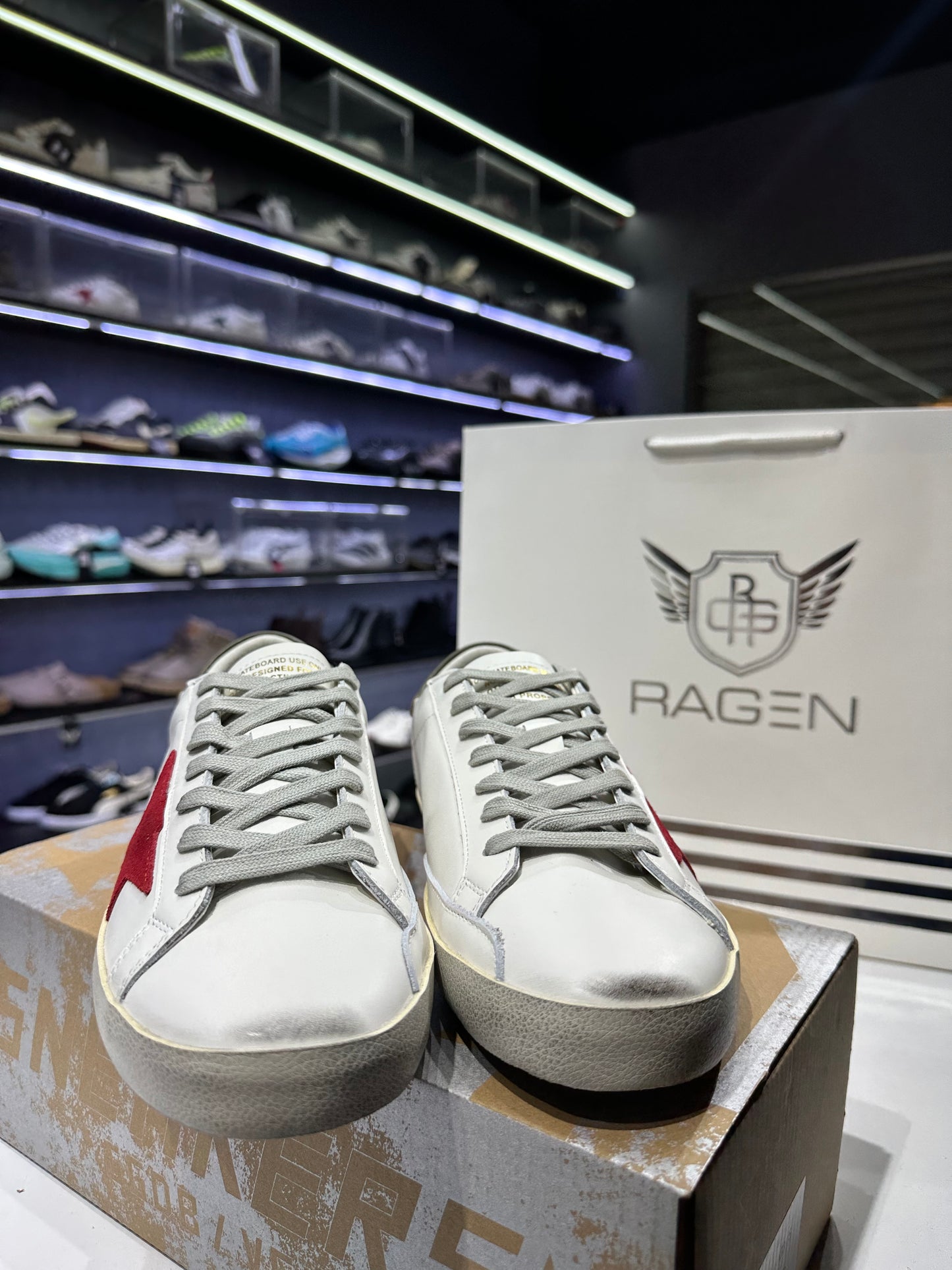 Golden Goose Superstar x Red Suede Star 1:1 Grade