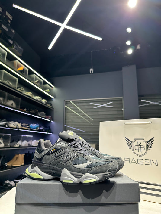 New Balance 9060 Black Cement Dry Lime