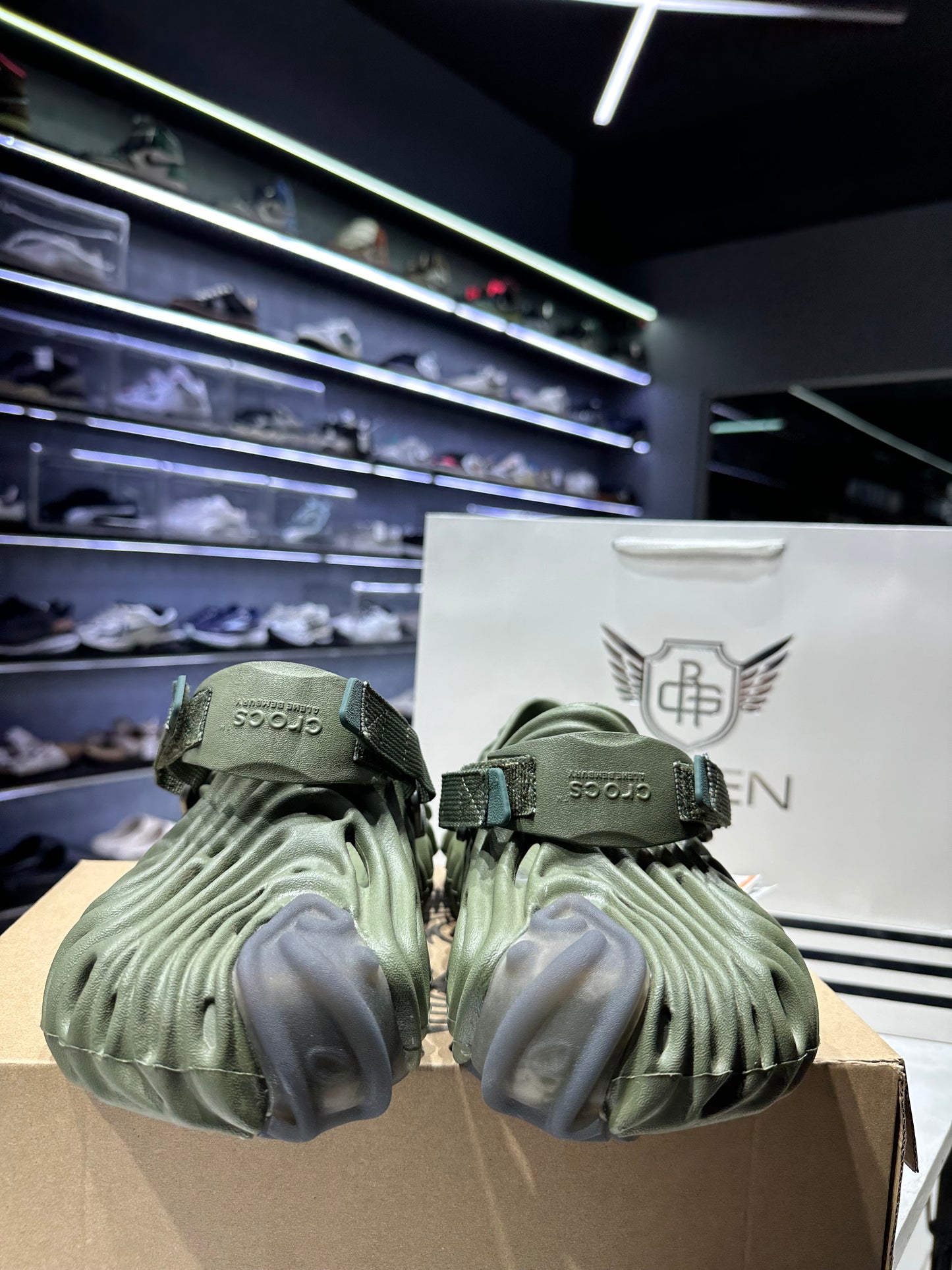 Salehe Bembury Clog Dark Green