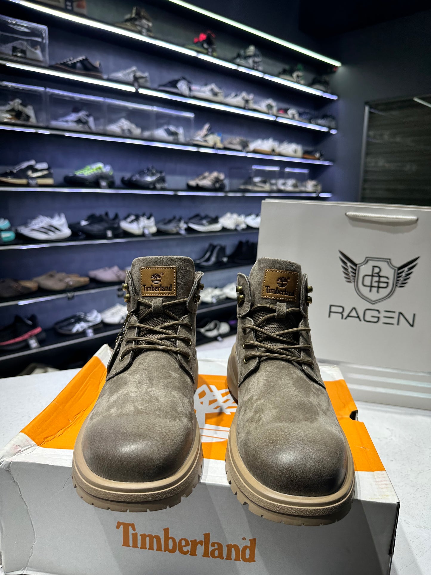 Timberland boot olive grey