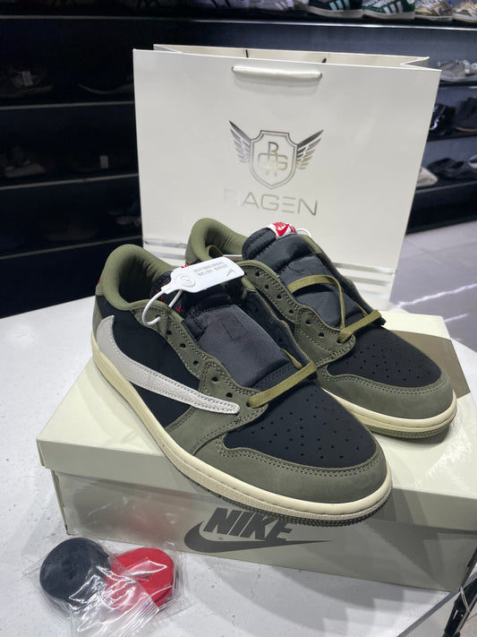 AJ 1 Low Travis Scott Black Olive