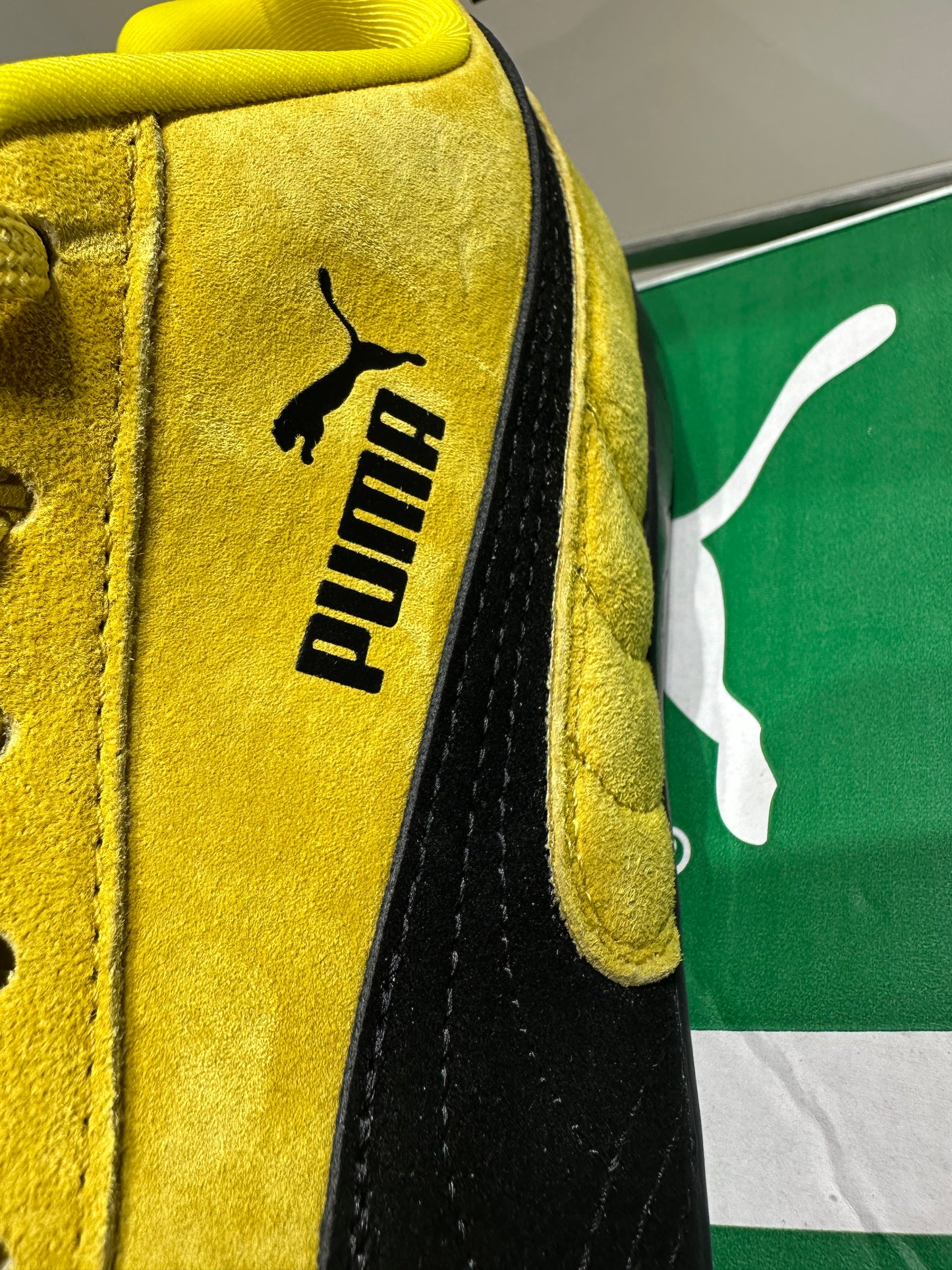 puma speedcat-pele-yellow-black