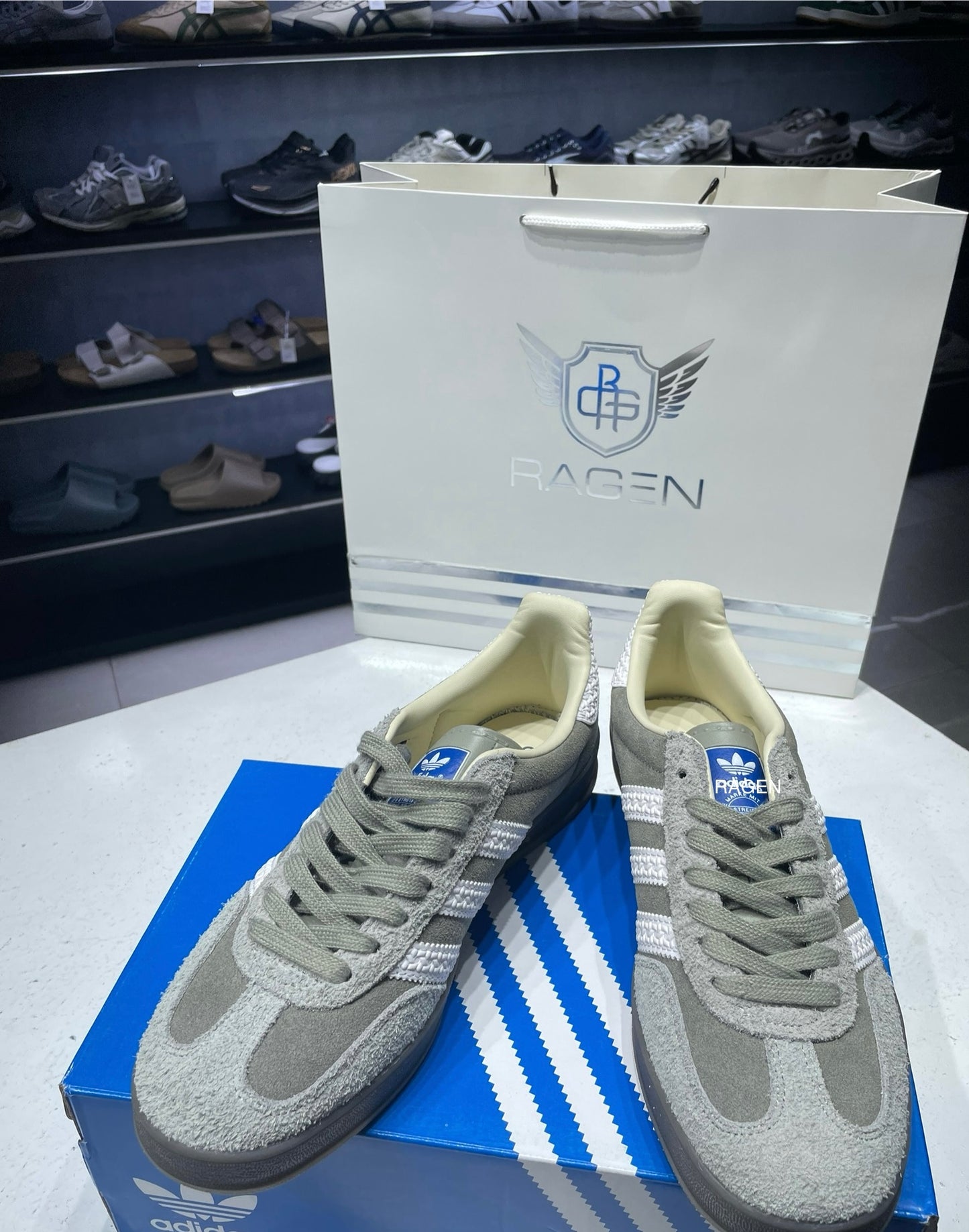 Adidas Gazelle Dark Grey White