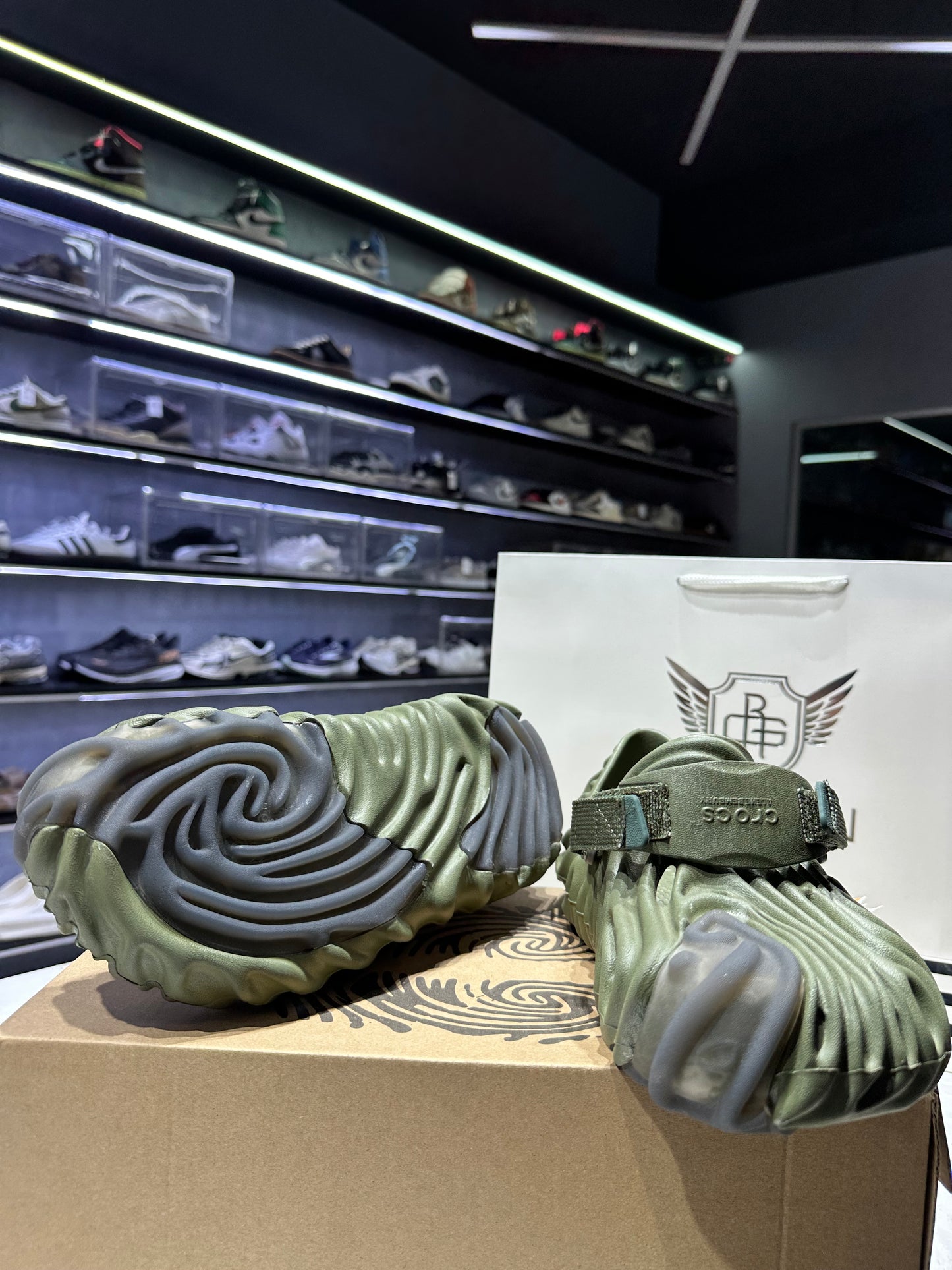 Salehe Bembury Clog Dark Green