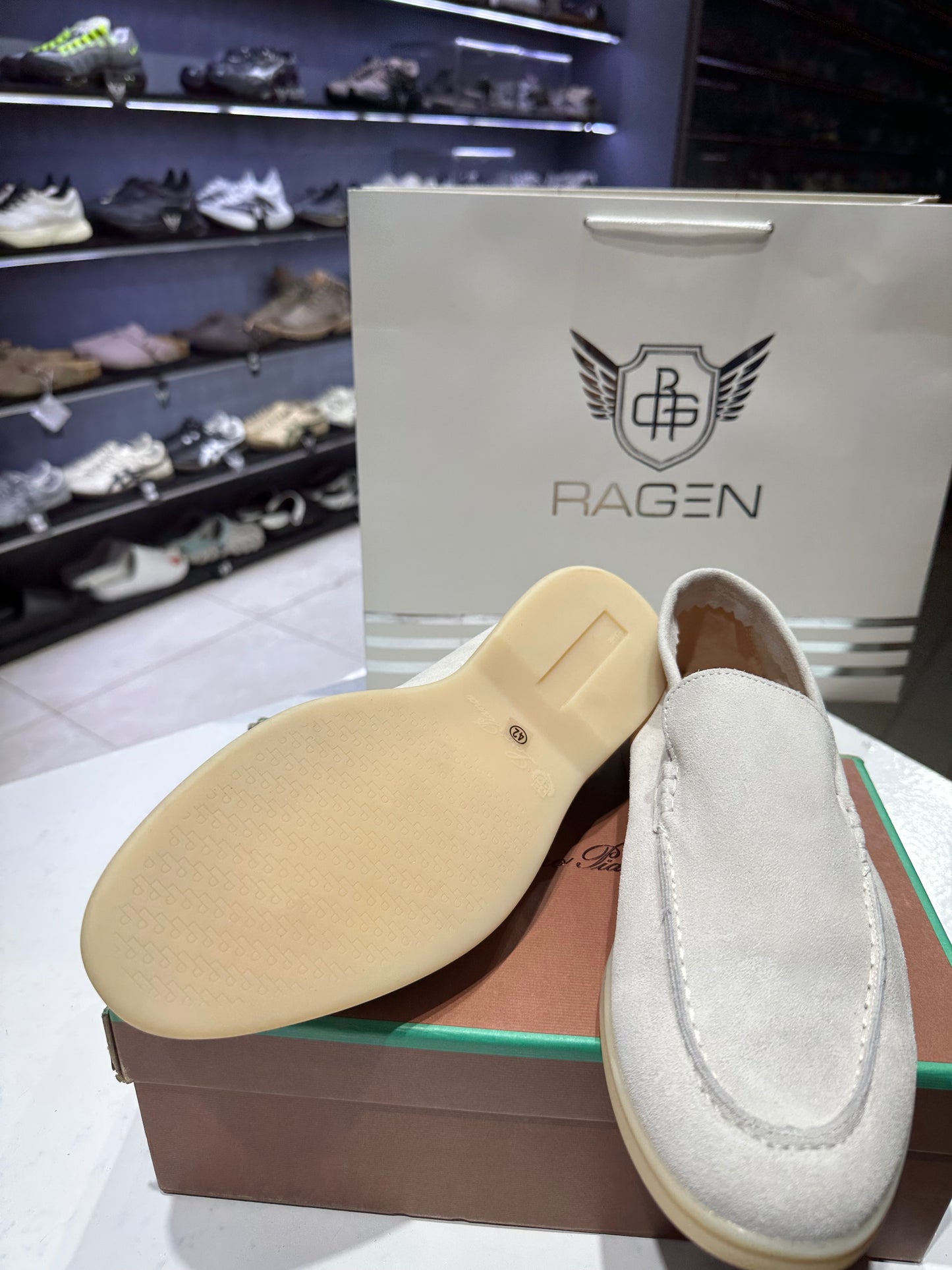 Loro Piana Loafer White