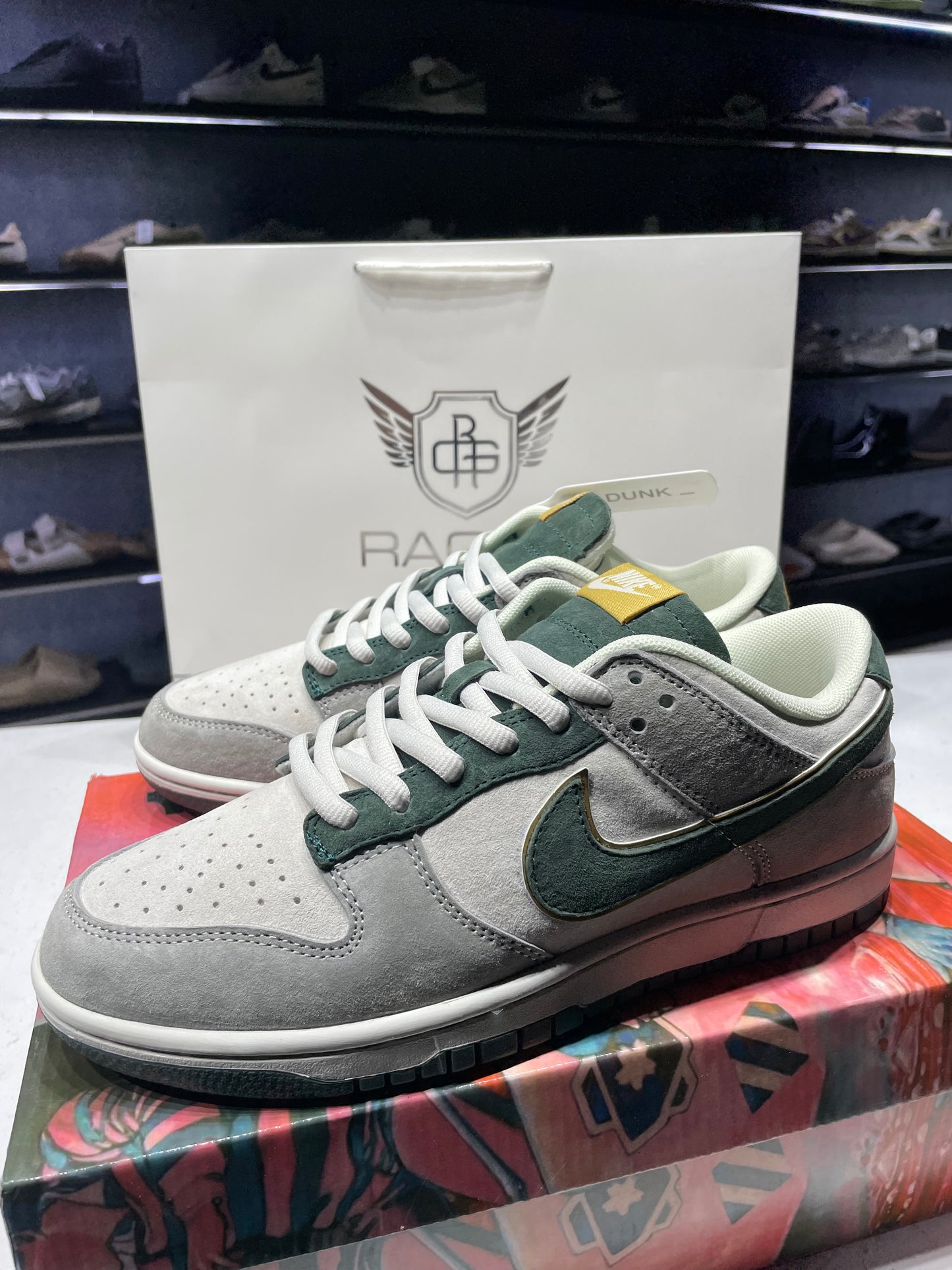 Otomo Katushiro x Nike Sb Dunk Low Steamboy Ost grey/green