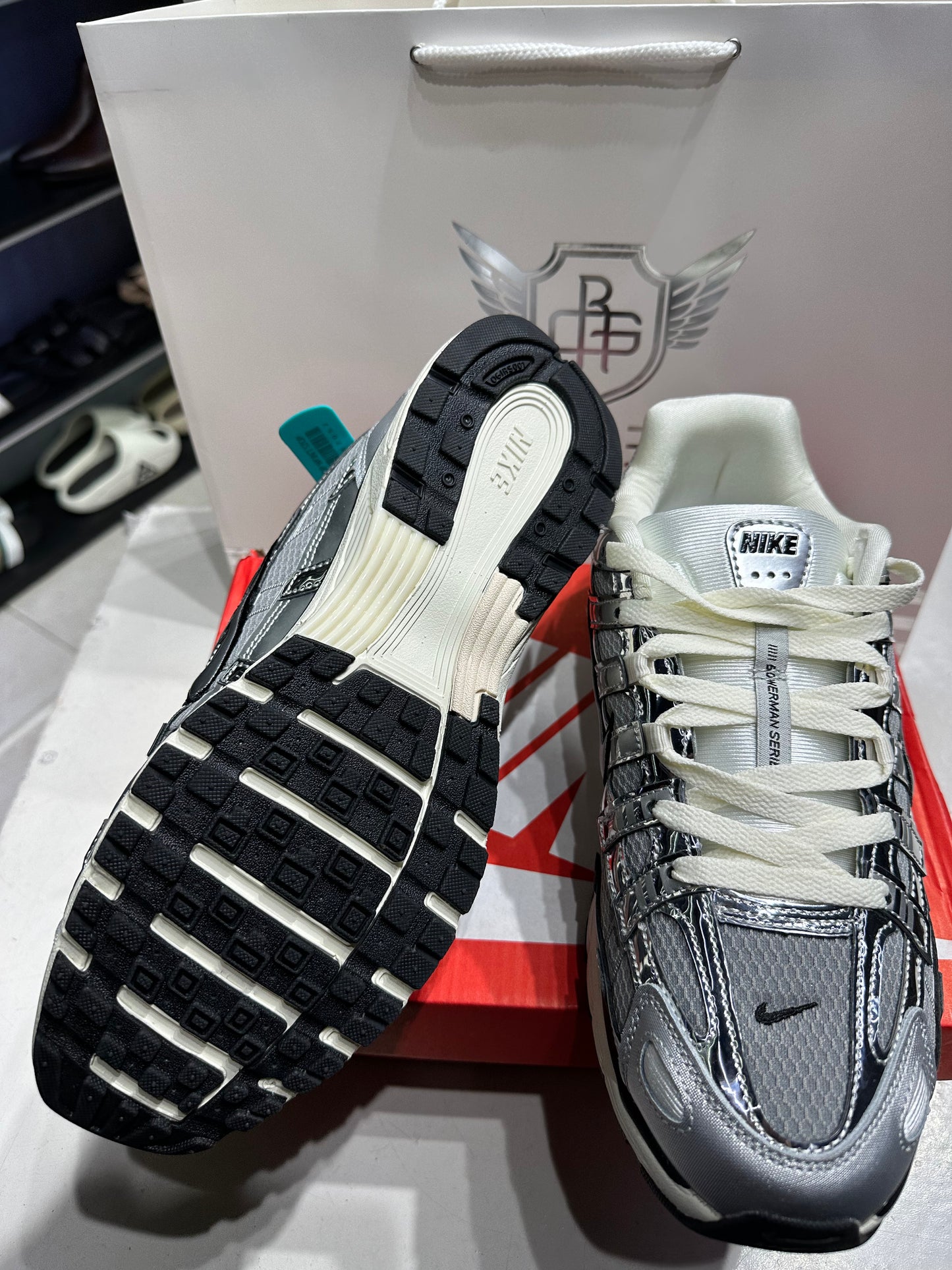 Nike P-6000 Metalic Silver