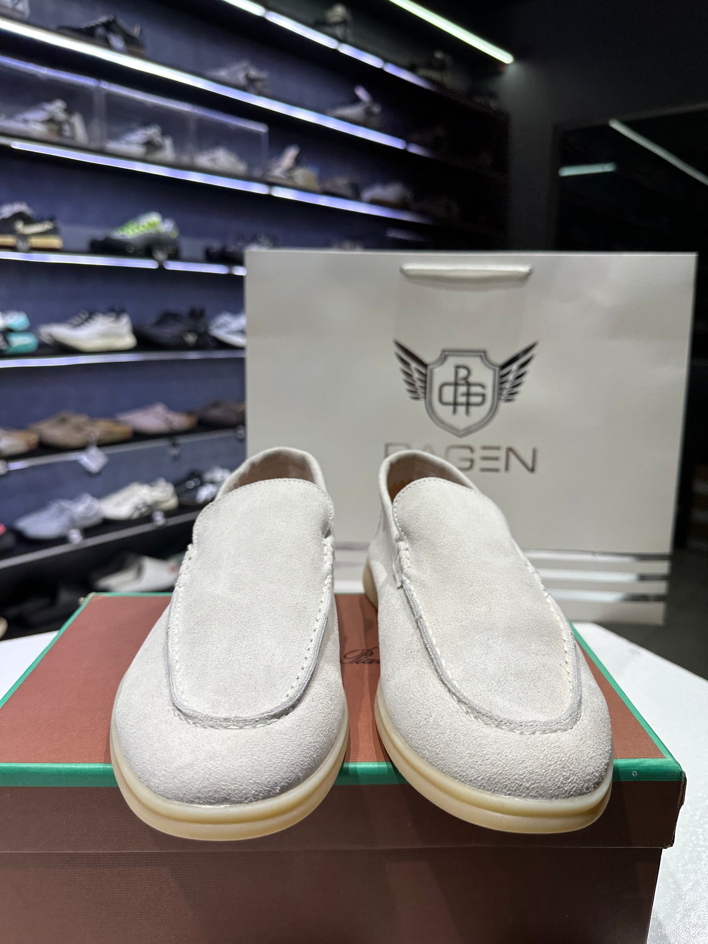 Loro Piana Loafer White