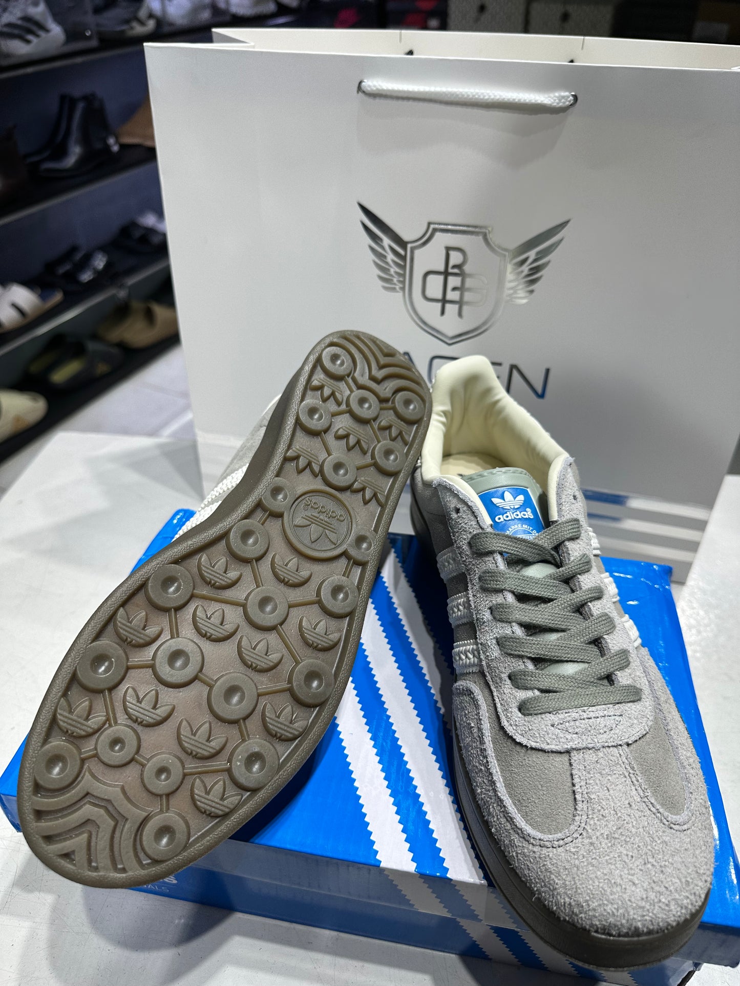 Adidas Gazelle Dark Grey White