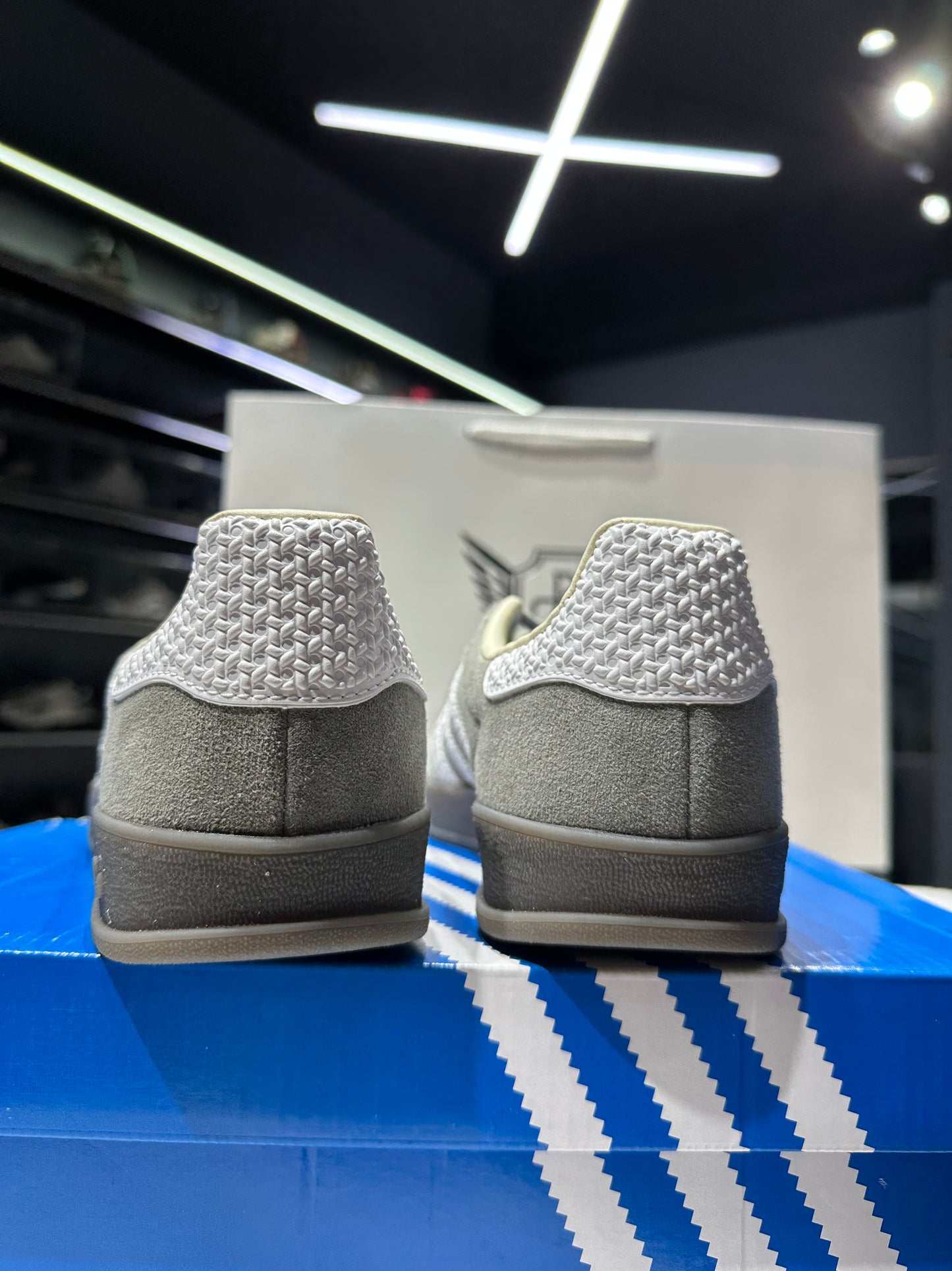 Adidas Gazelle Dark Grey White