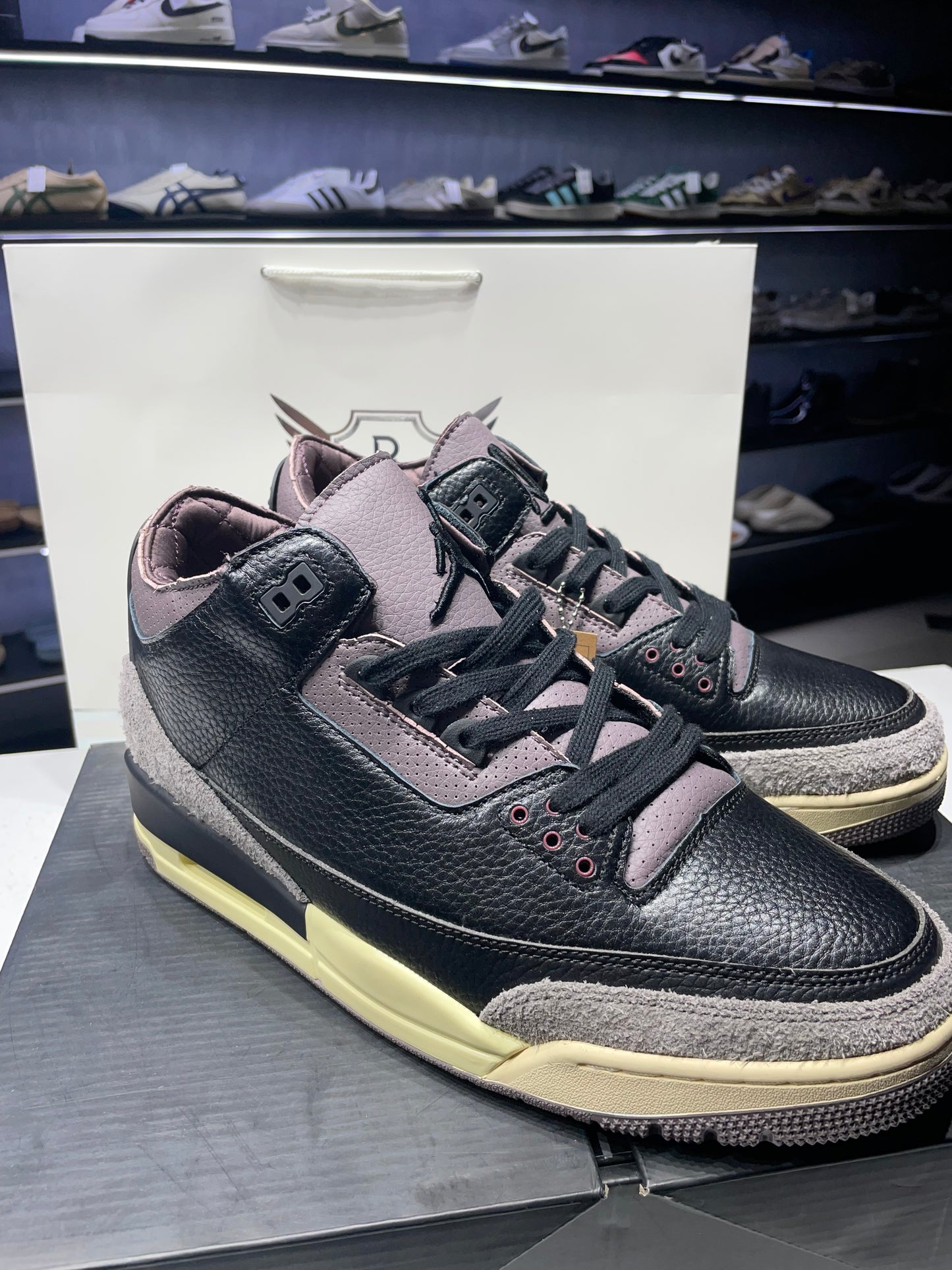 A Ma Maniere x Jordan 3 Black/violet Ore
