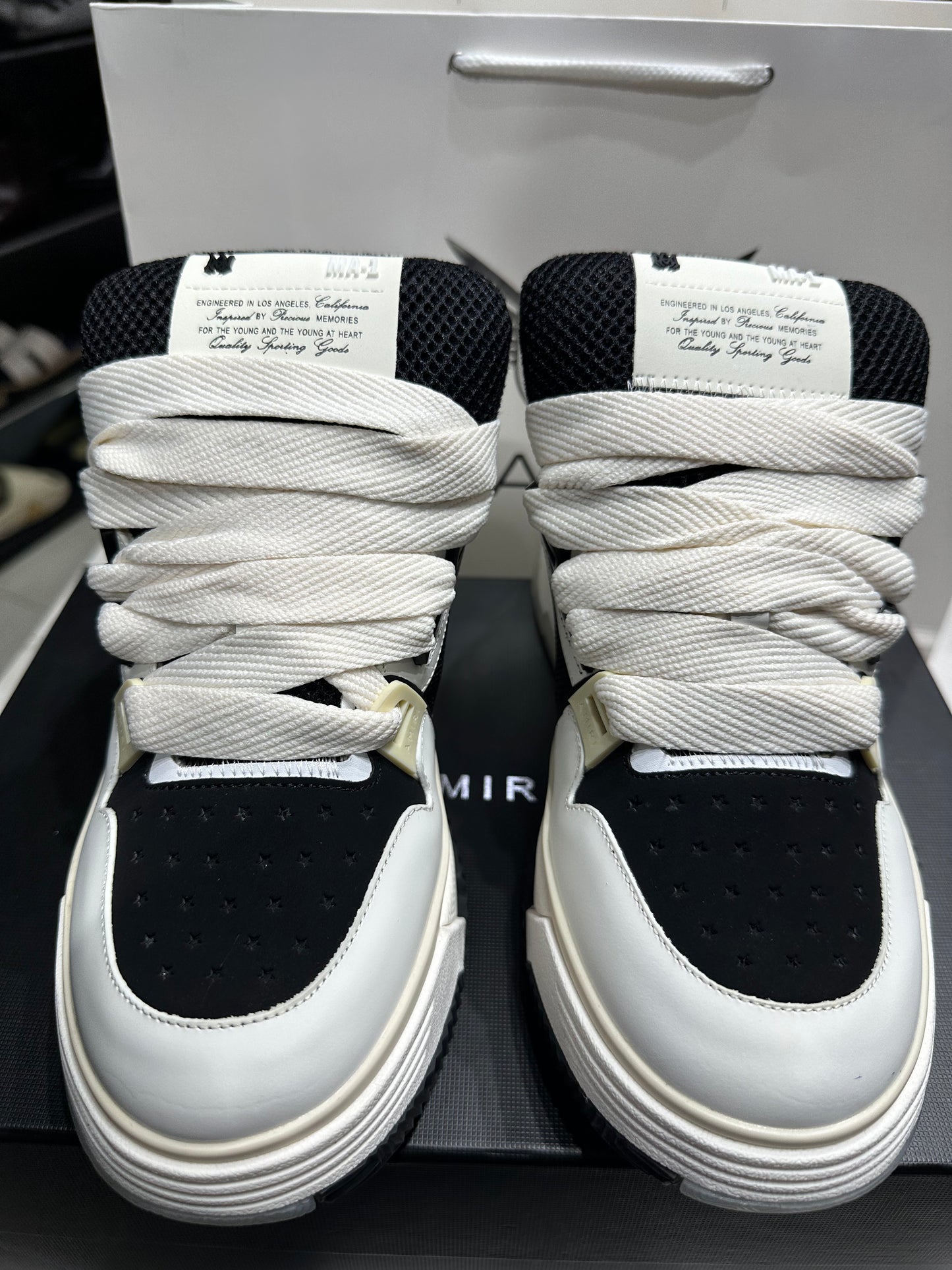 Amiri MA -1 White Black